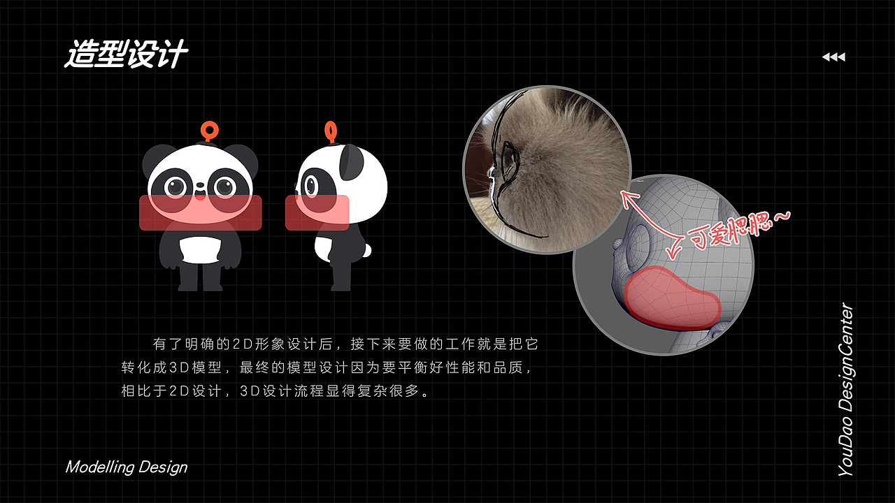 卡通3D熊猫 IP制作流程分享 少儿教育产品形象制作