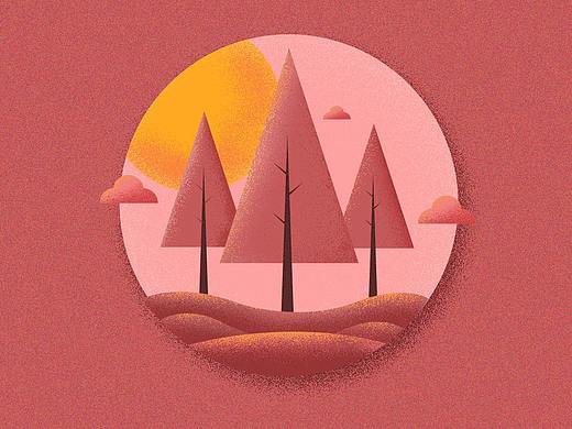 肌理插画（练习）