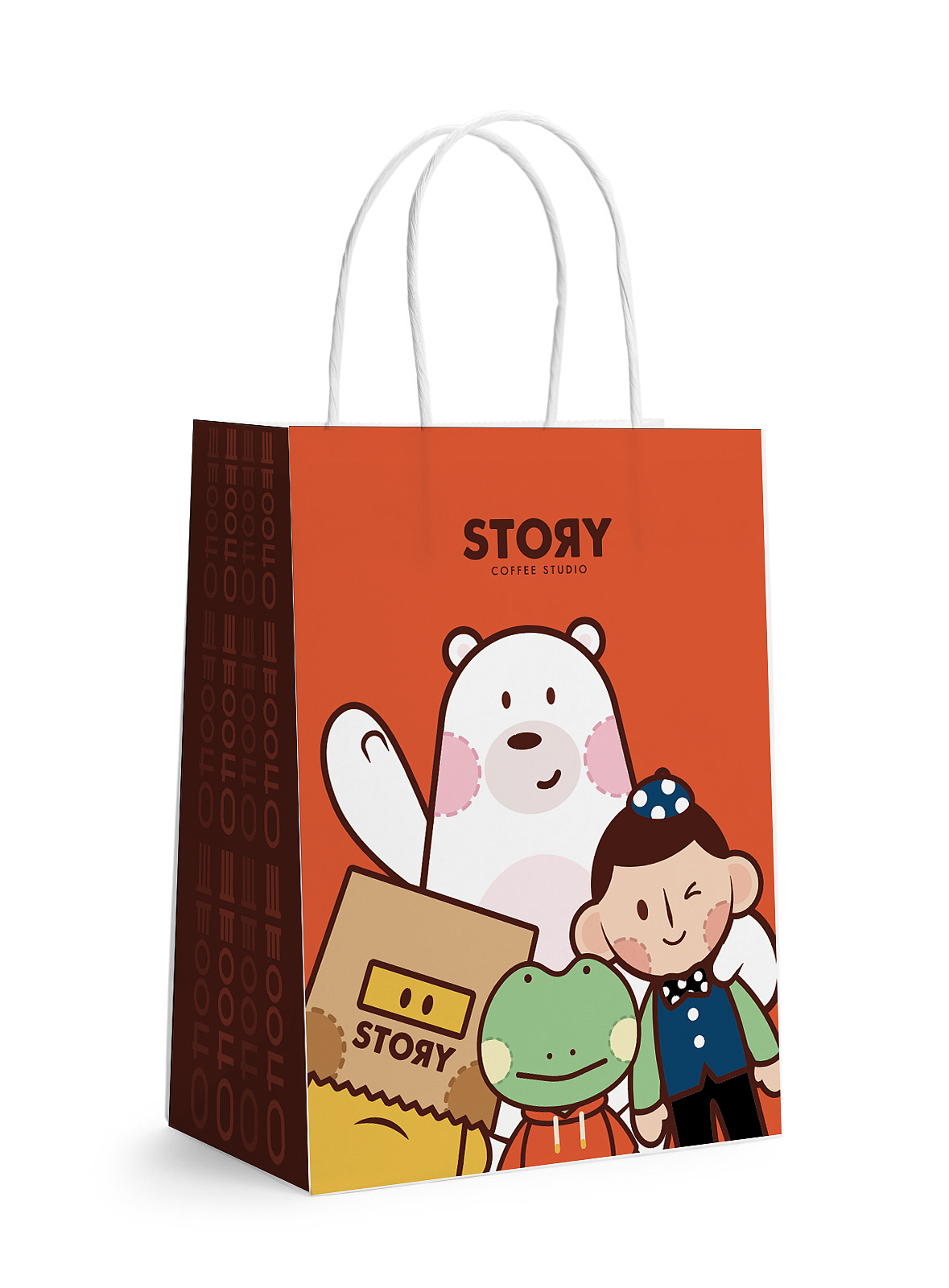 story咖啡-十周年手拎袋设计（图ZMjUyNzczMjYw） - 包装 - 站酷设计师大麦设计工作室原创素材 - 站酷ZCOOL