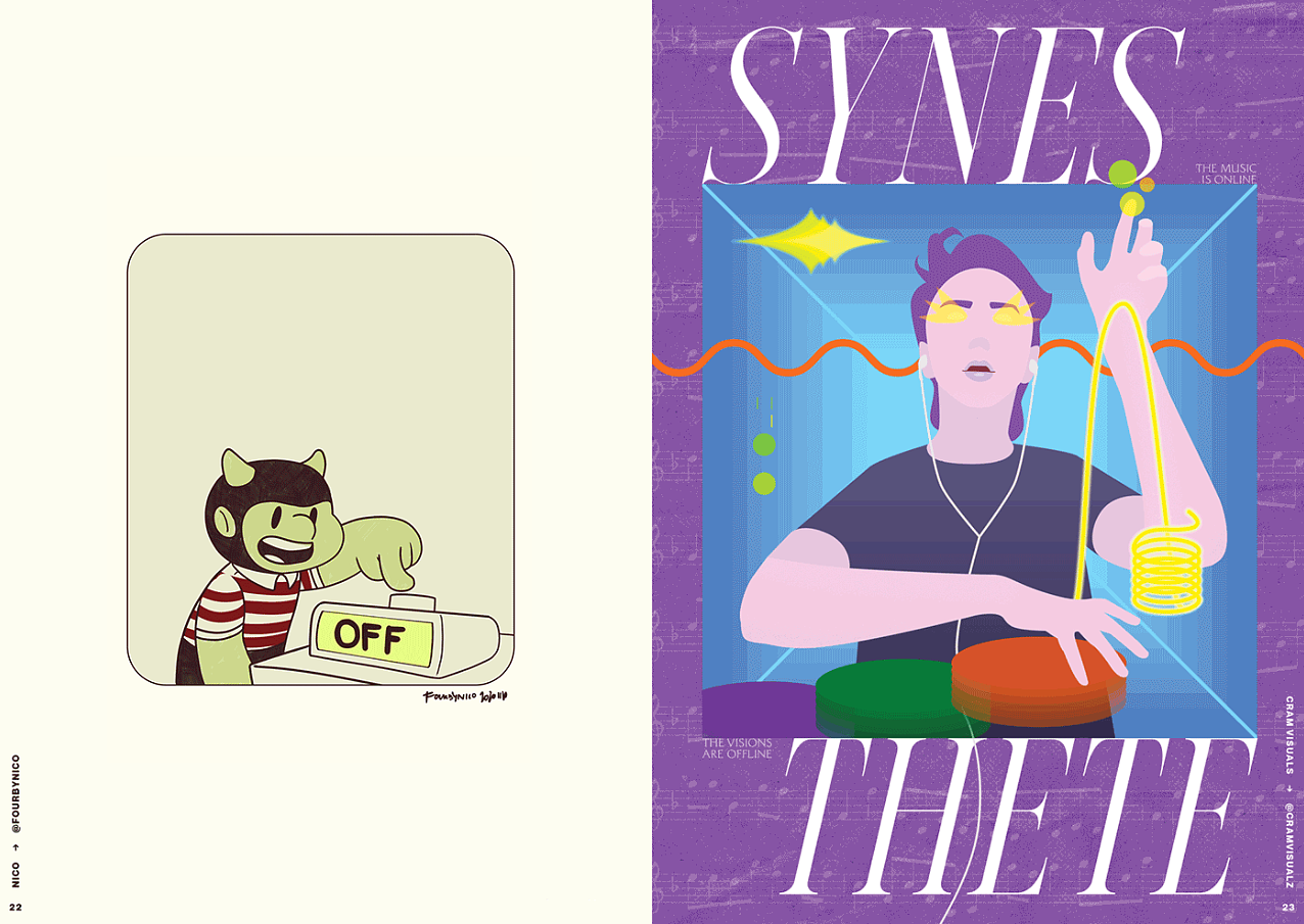 设计分享/ TYPEHAUS ZINE001：在线/离线