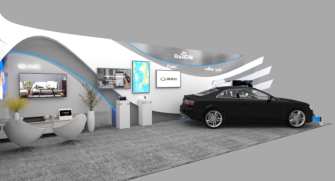 百度双创周展台方案