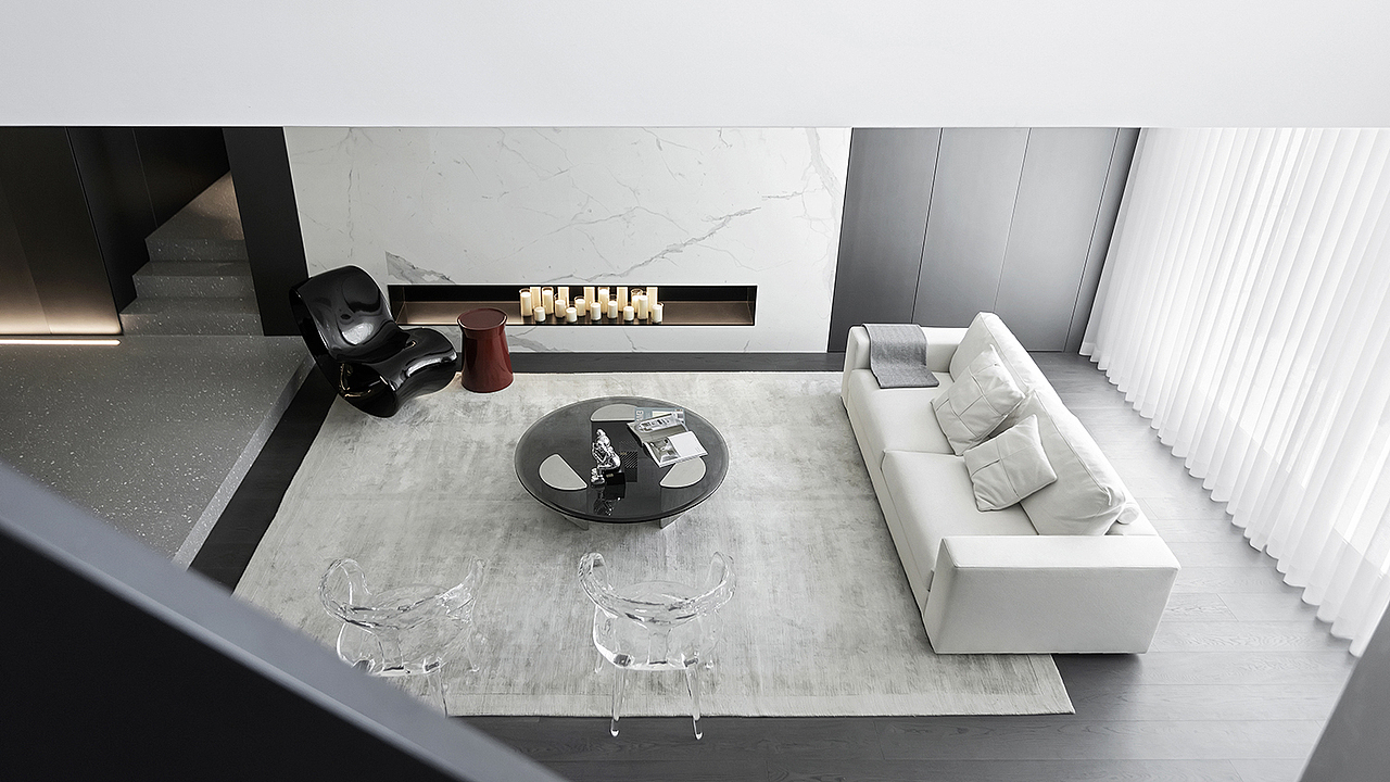 极简大宅·黑白灰格调下的精致生活