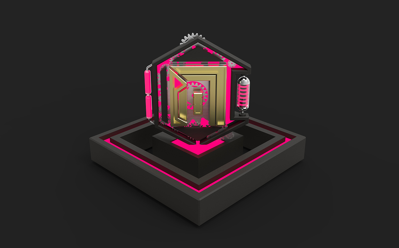 c4d 立体模型|三维|其他三维|0o拉风的云o0 - 原创作品 - 站酷 (zcool