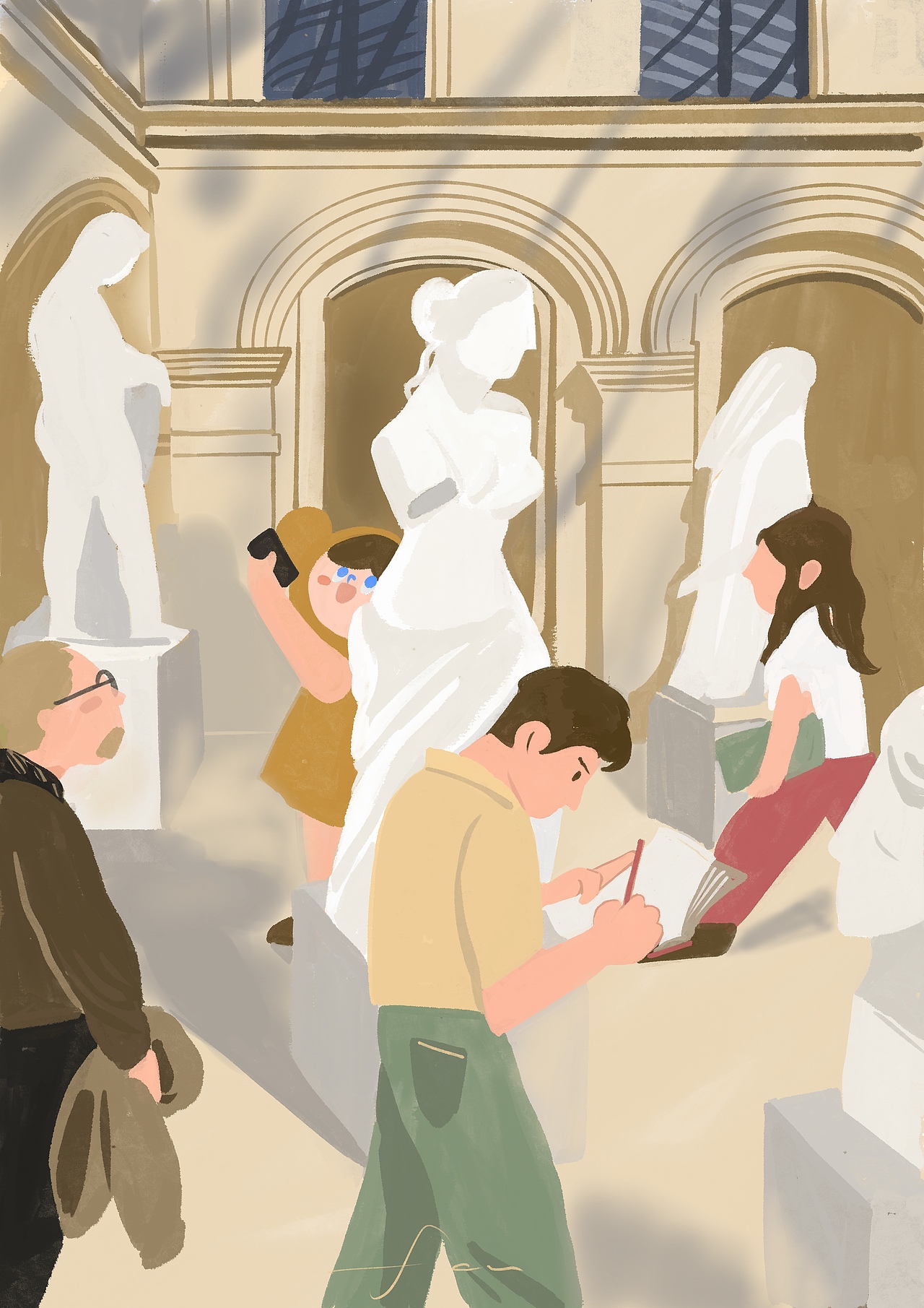 Ip形象/小飯的歐洲旅行系列（圖ZMjA3MjE3MDMy） - 兒童插畫 - 站酷設計師小桃子老師原創(chuàng)素材 - 站酷ZCOOL