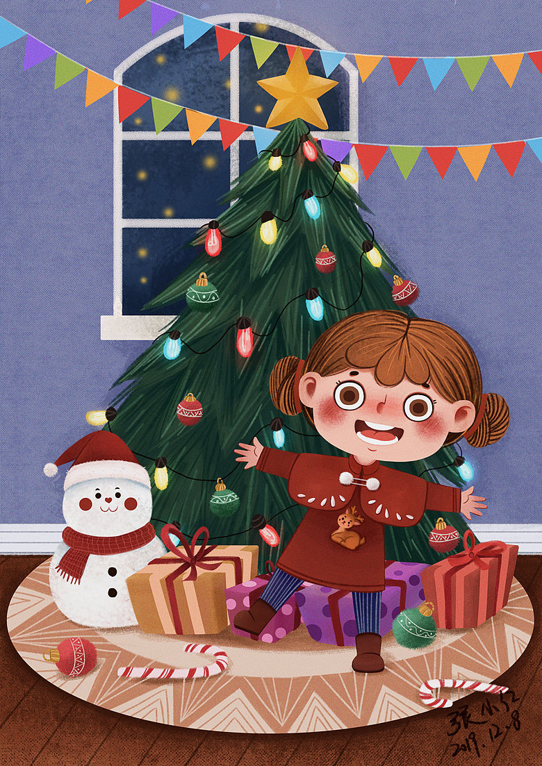 丸子妞的日常集合一波（圖ZMTk0MDY4NjQ4） - 兒童插畫 - 站酷設(shè)計(jì)師張小紅灬原創(chuàng)素材 - 站酷ZCOOL