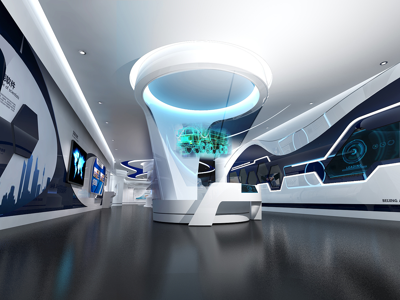 航天展厅（图ZNzk3OTYzNjg=） - 展陈设计 - 站酷设计师尚岳原创素材 - 站酷ZCOOL