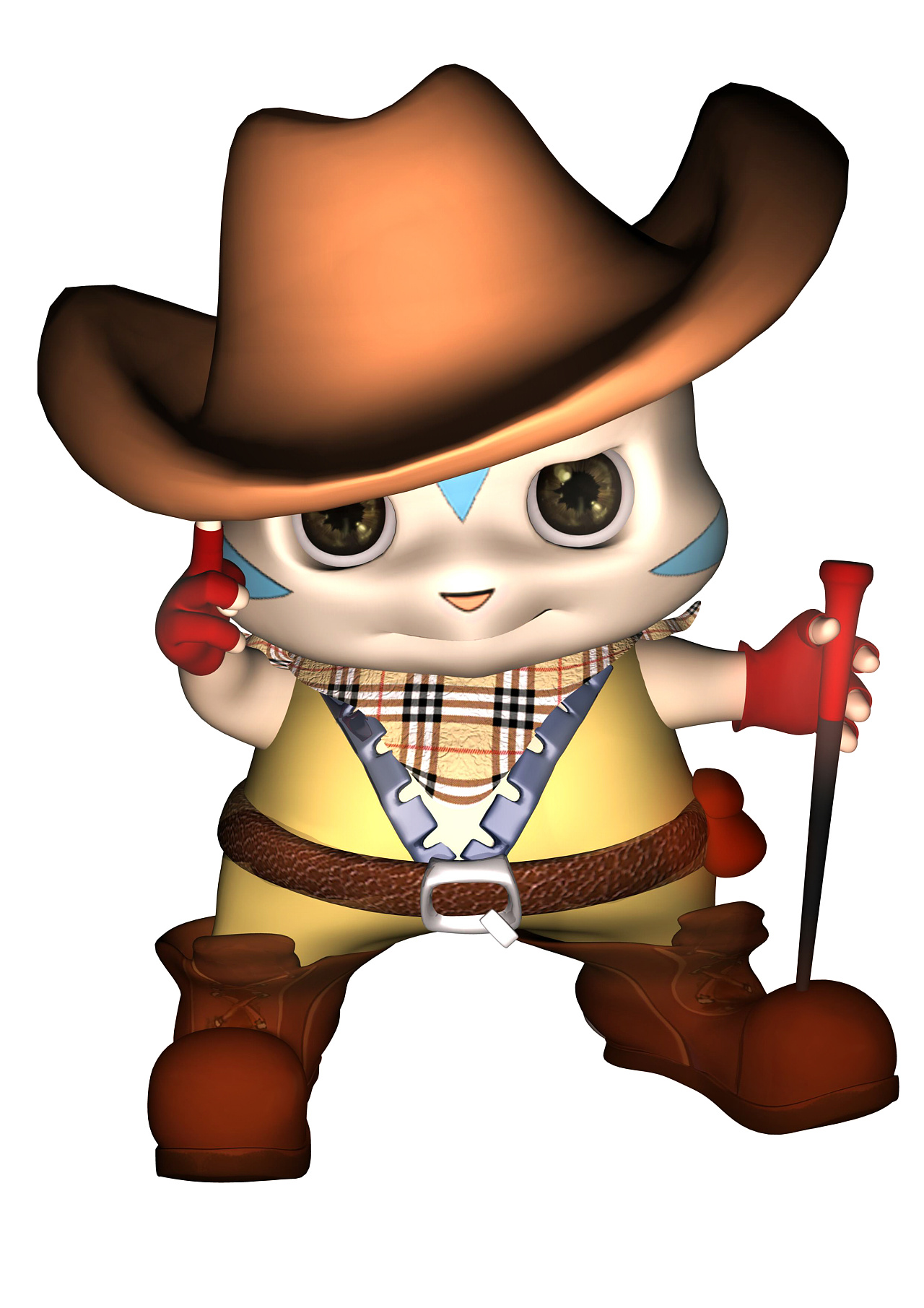 三维动画角色设计yoyo