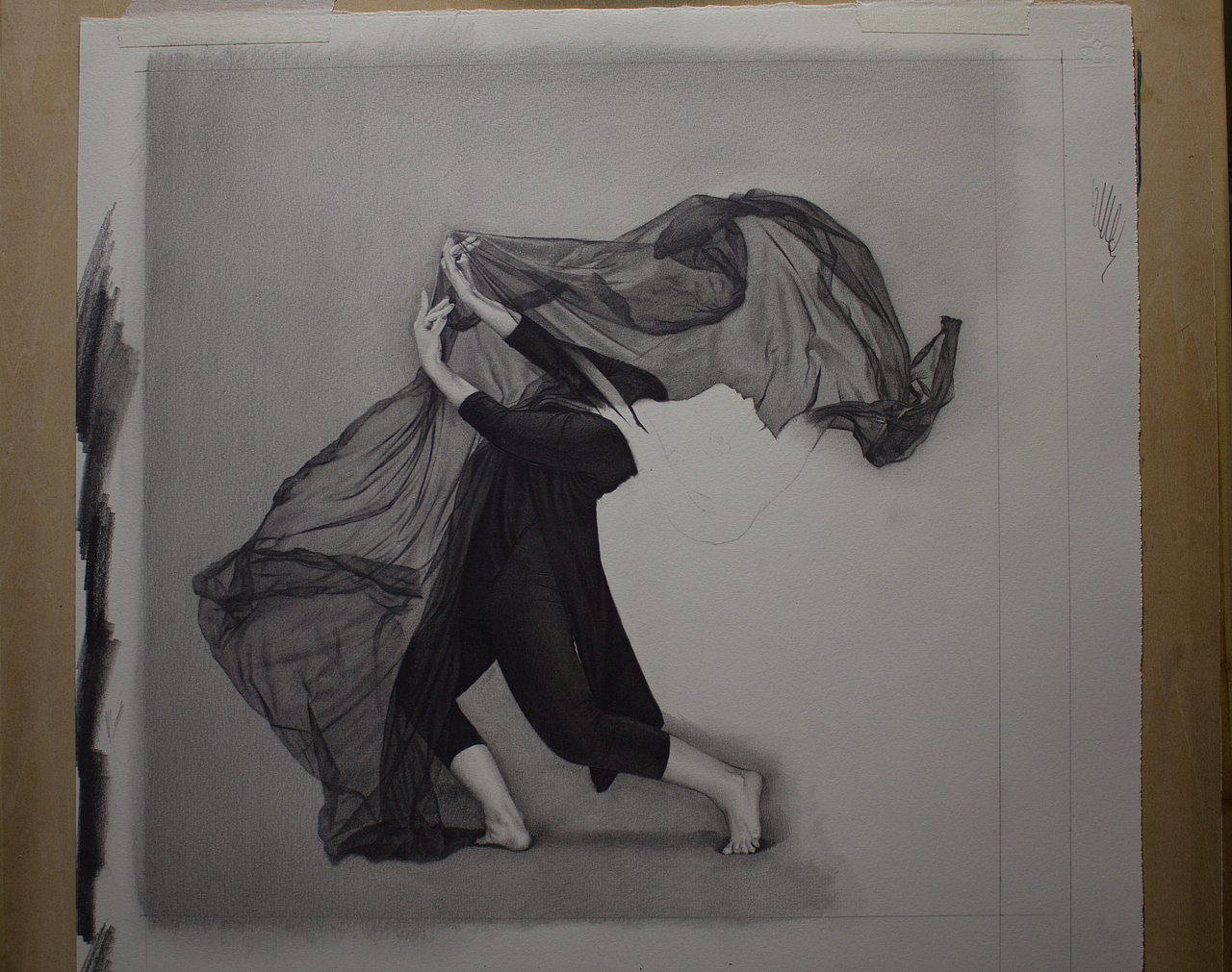 《舞》—素描定制（图ZOTk3NTA2ODA=） - 绘画 - 站酷设计师范晓杰原创素材 - 站酷ZCOOL