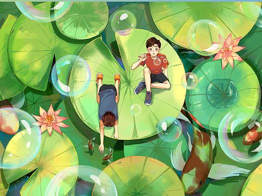 双云的旅途系列插画