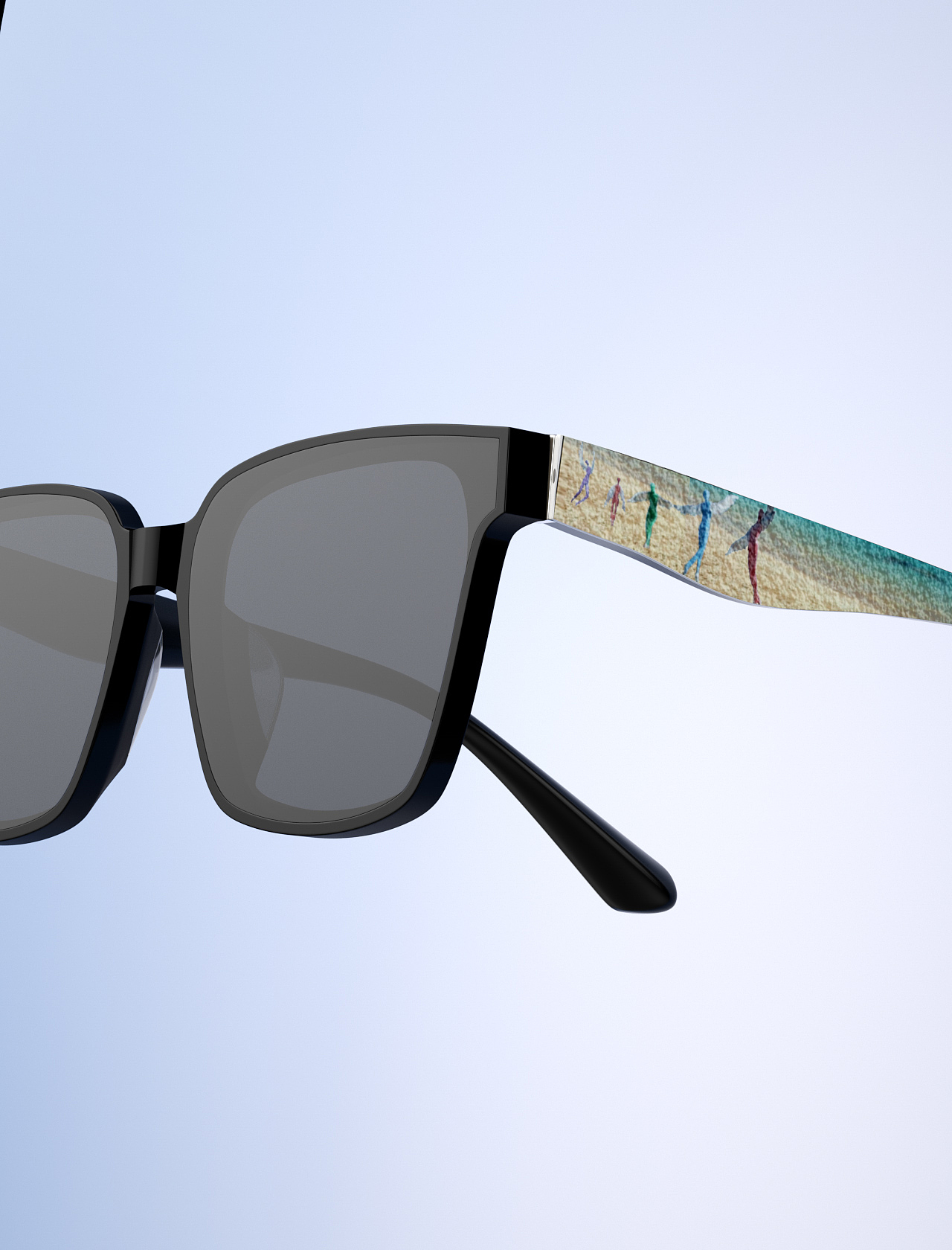 三维太阳眼镜渲染