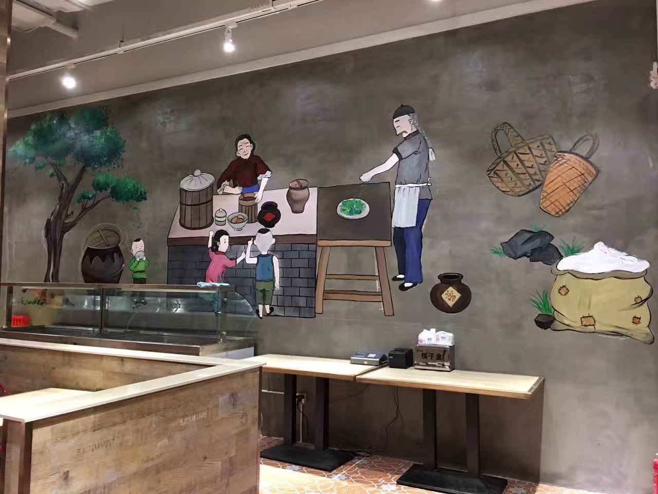 饮食文化|其他|墙绘/立体画|北海青芥 - 原创作品 - 站酷 (zcool)