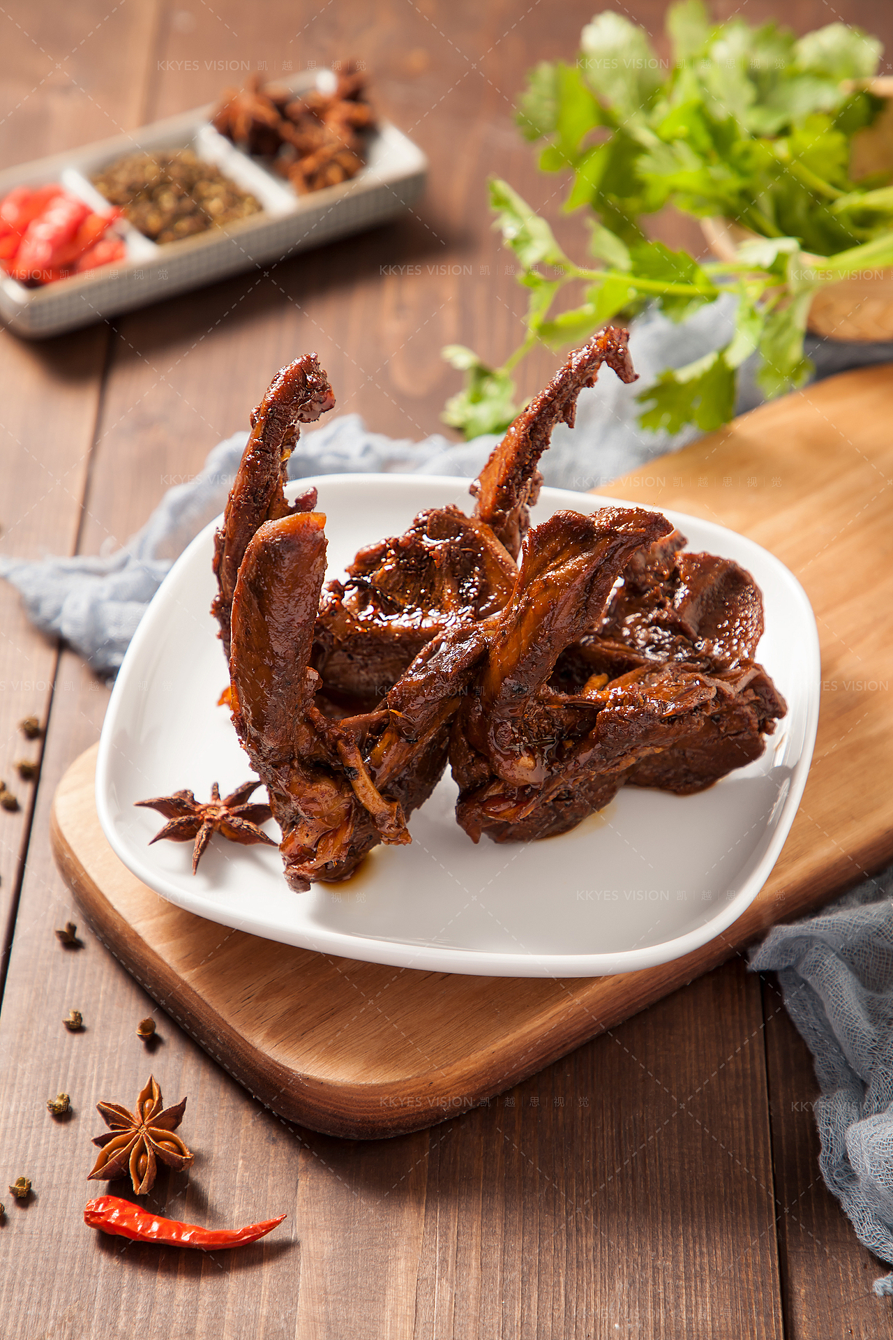 辣辣更快乐 三品黑鸭 熟食 零食 美食拍摄南京摄影