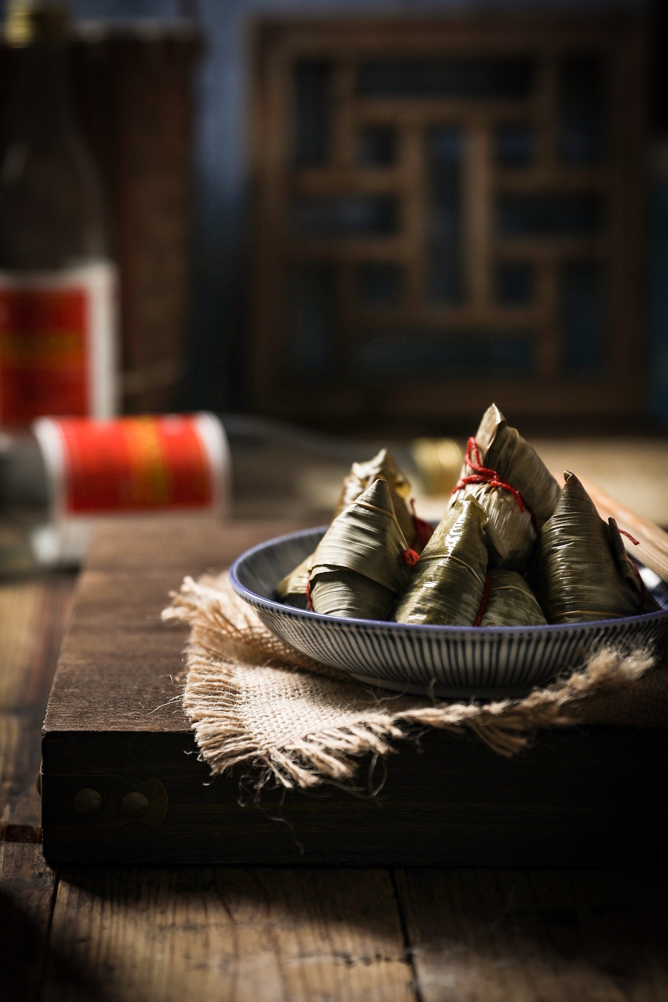 食物摄影迷你粽