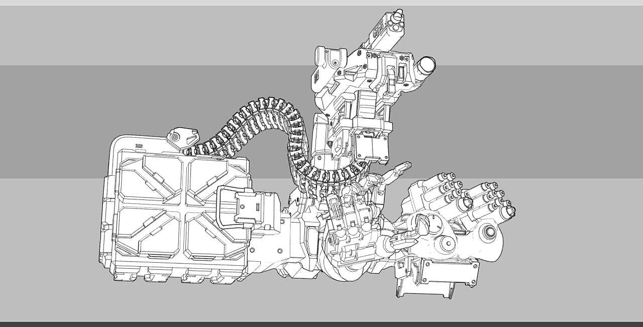 GLOCK-AMGE外骨骼重型枪管自动手枪（图ZMTQ1ODkwODI0） - 概念设定 - 站酷设计师azgcz原创素材 - 站酷ZCOOL