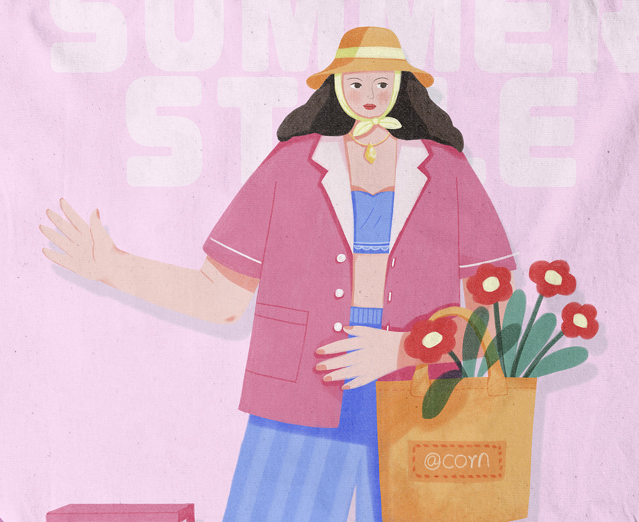 2023-8月人物插畫合集