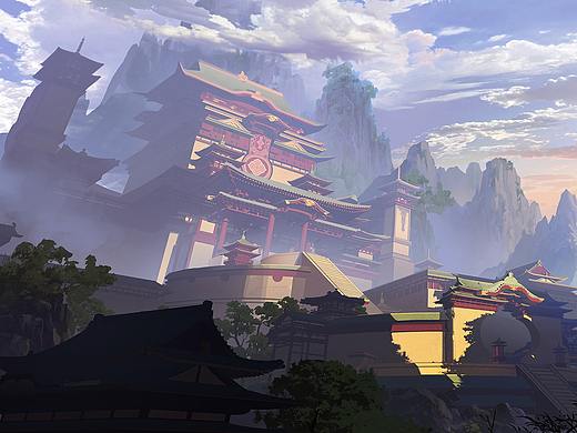 2019朝天阁（个人主页-ZNTI4MzA3MTI=） - 概念设定 - 站酷设计师画画画的小也原创素材 - 站酷ZCOOL