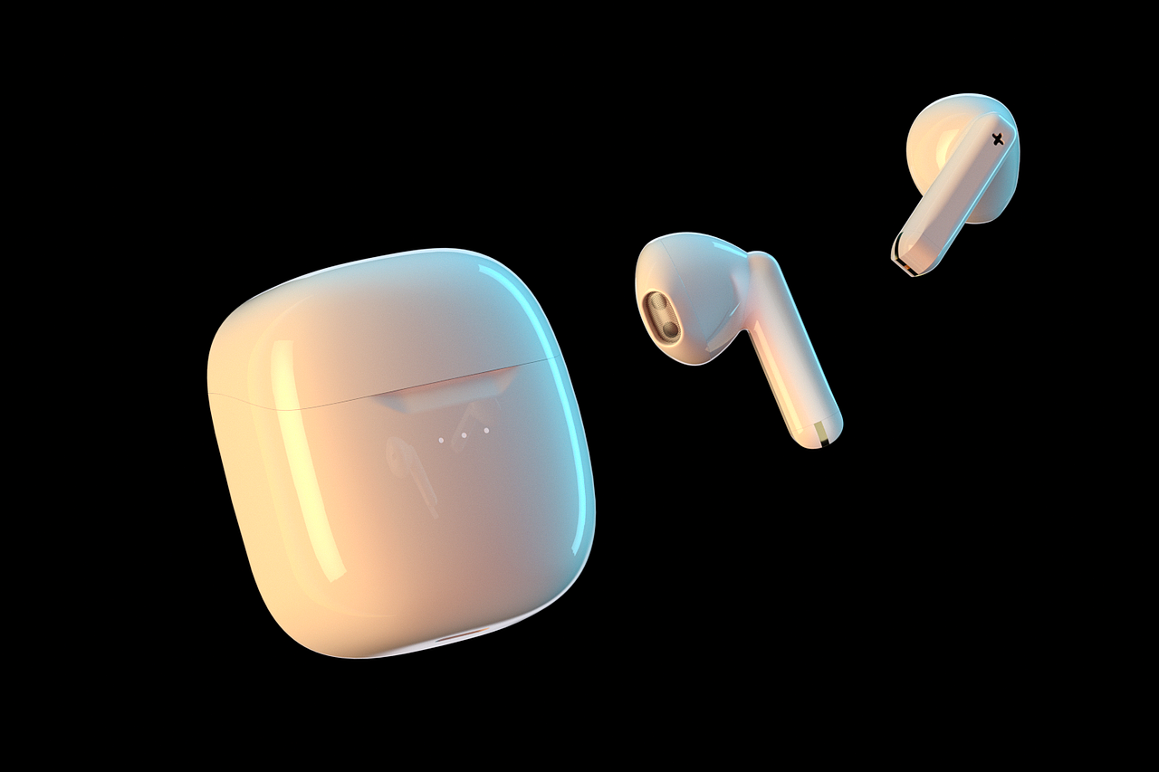 蓝牙耳机产品渲染（图ZMjY1NDQyMTI4） - 产品 - 站酷设计师大蛋好大一只喵原创素材 - 站酷ZCOOL