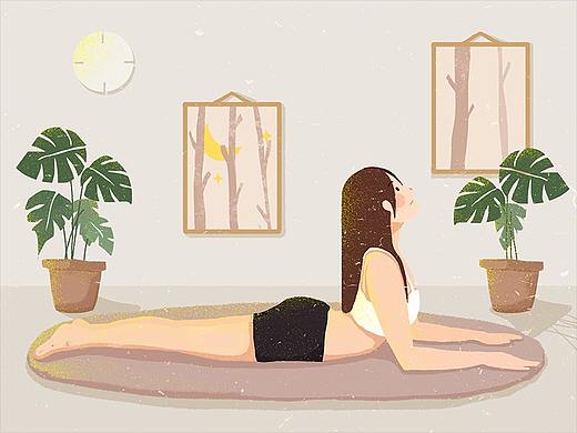 【系列插画】一个人的时光