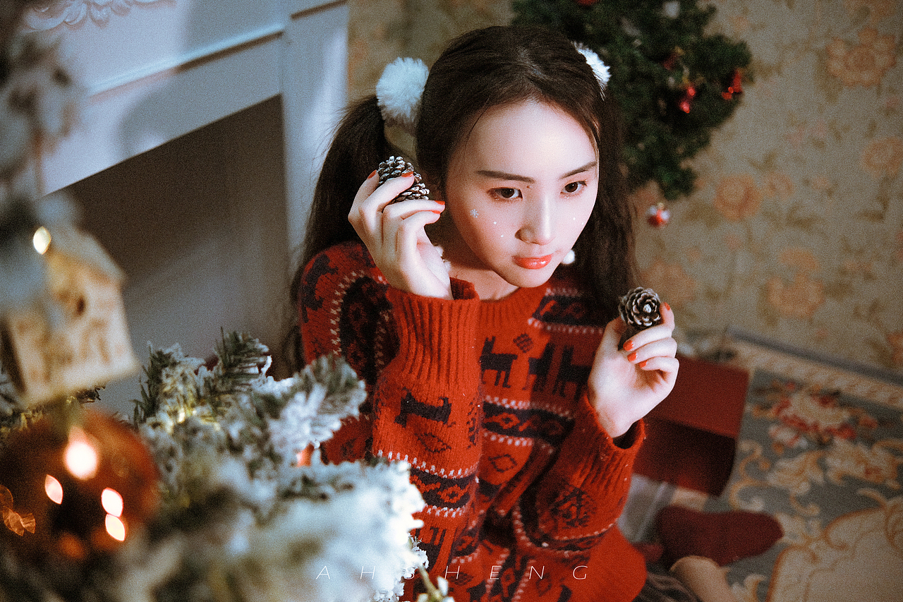 我住的城市也有红色的圣诞节