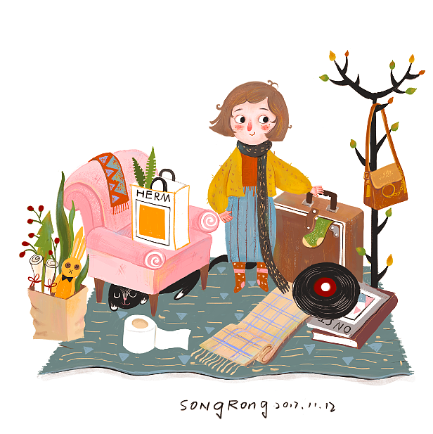 儿童插画 场景插画