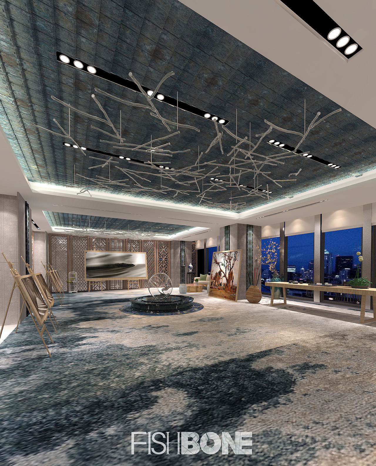 鱼骨设计-城市精品酒店