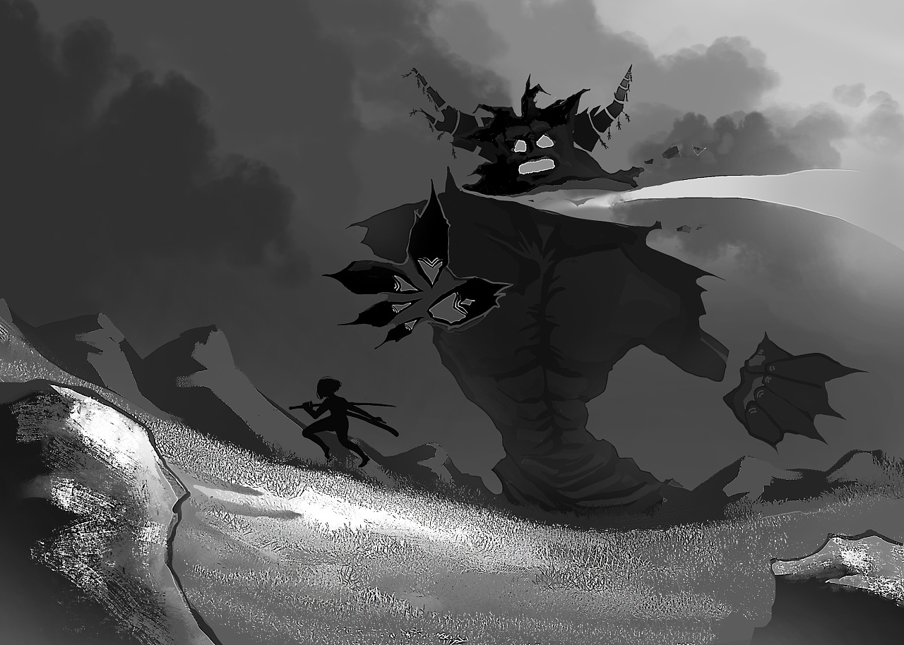 概念设计黑白稿