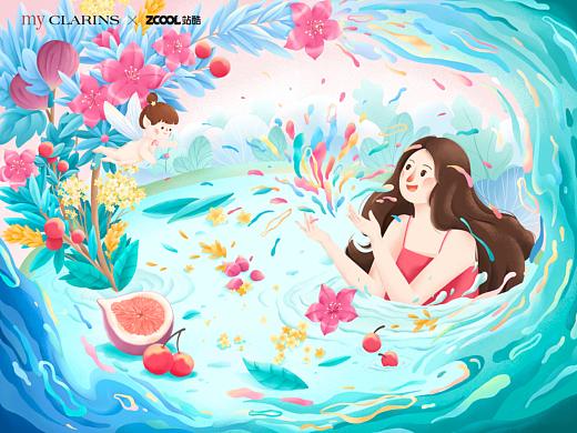 #my CLARINS寻找天然好食肌#自然汤池美肤