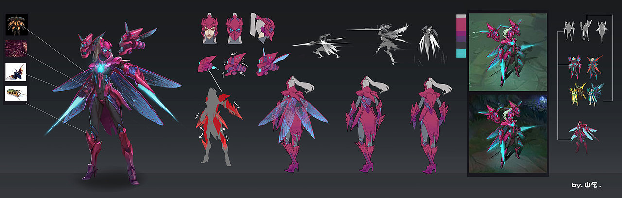 2D角色概念设计——2018.07期岗前实训部作品（图ZMTU2MTY0Nzg4） - 游戏原画 - 站酷设计师雲顶动漫原创素材 - 站酷ZCOOL