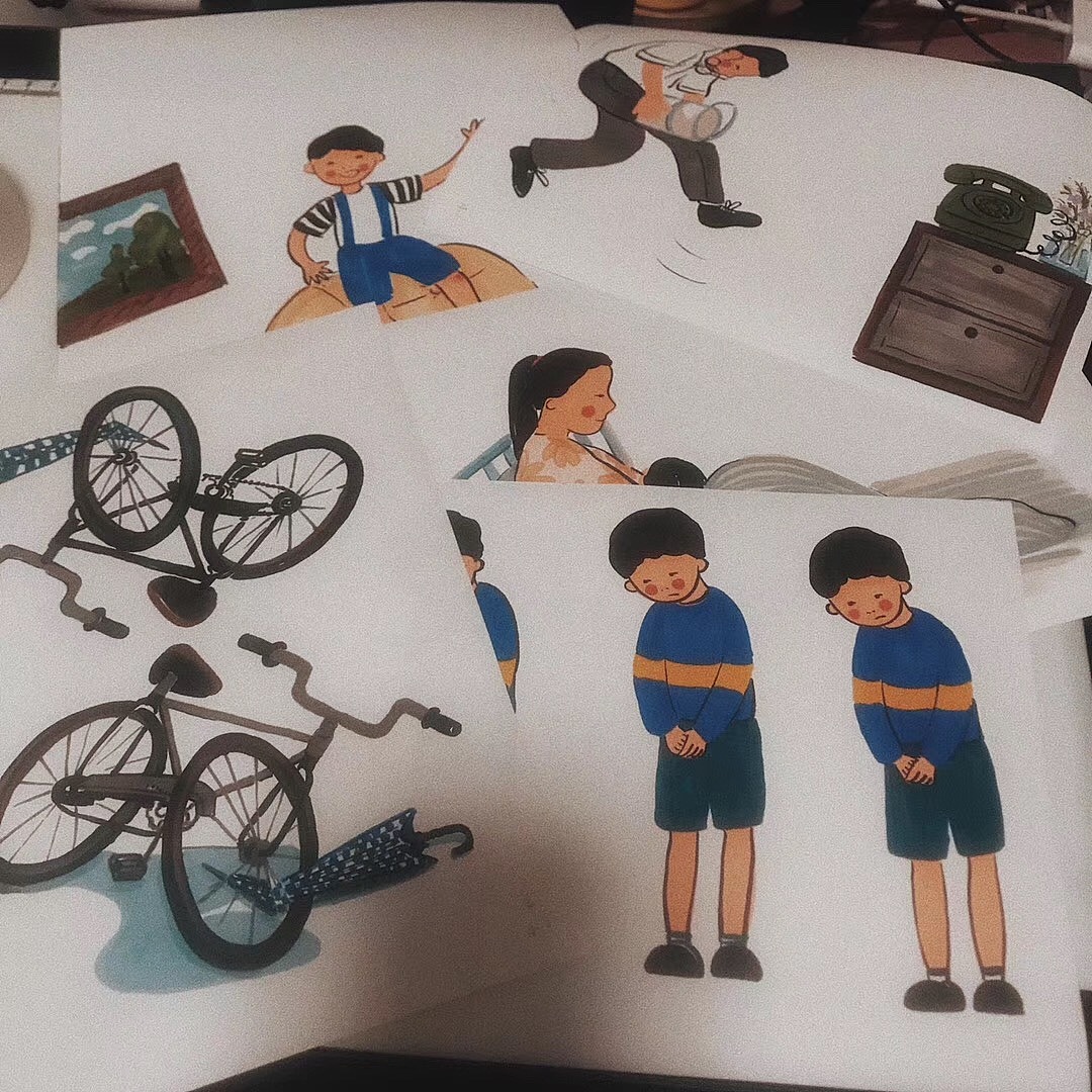 最近正在拼命赶的小可爱们（图ZMjAwMDEwODI0） - 儿童插画 - 站酷设计师AMENGA原创素材 - 站酷ZCOOL