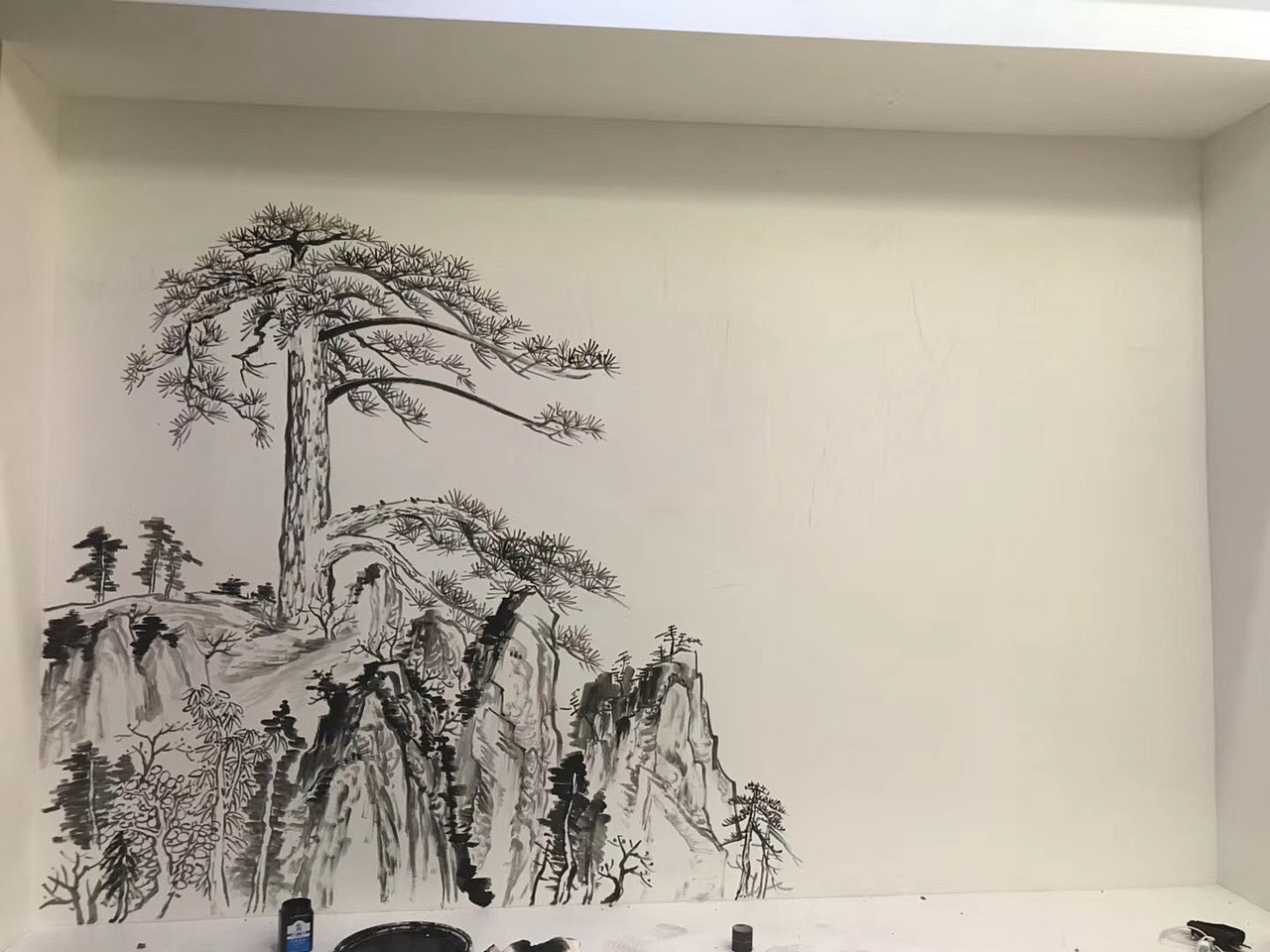 迎客松（圖ZMTE2NzM3NjUy） - 繪畫 - 站酷設計師李斌910924原創(chuàng)素材 - 站酷ZCOOL