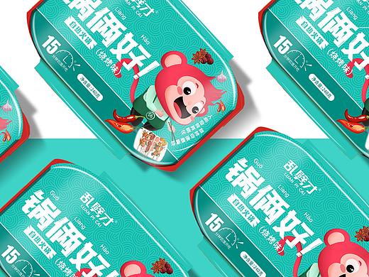 乱劈才自热火锅包装设计