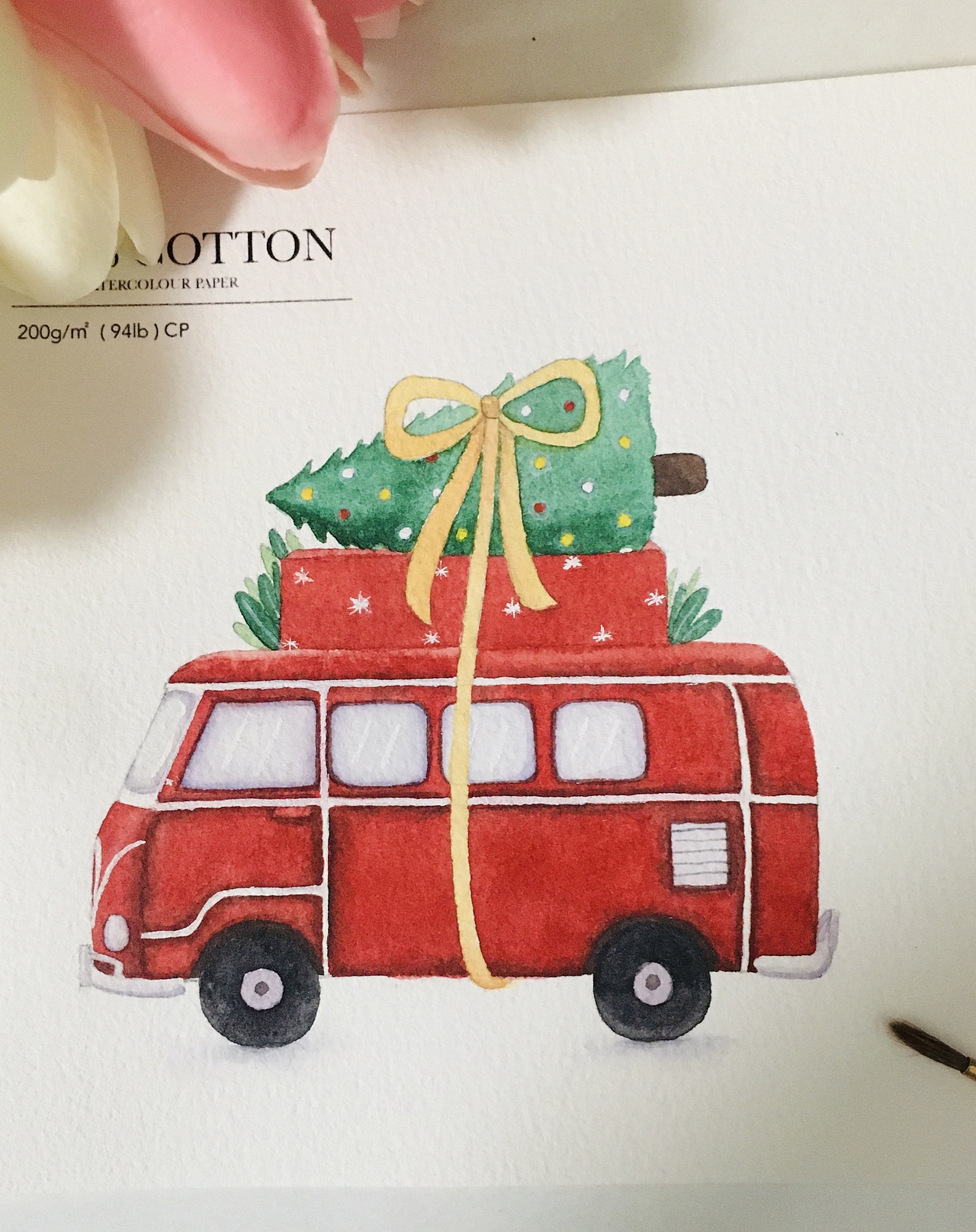 水彩手绘圣诞节主题插画（图ZMjgxODU0Nzgw） - 创作习作 - 站酷设计师慕兰插画原创素材 - 站酷ZCOOL