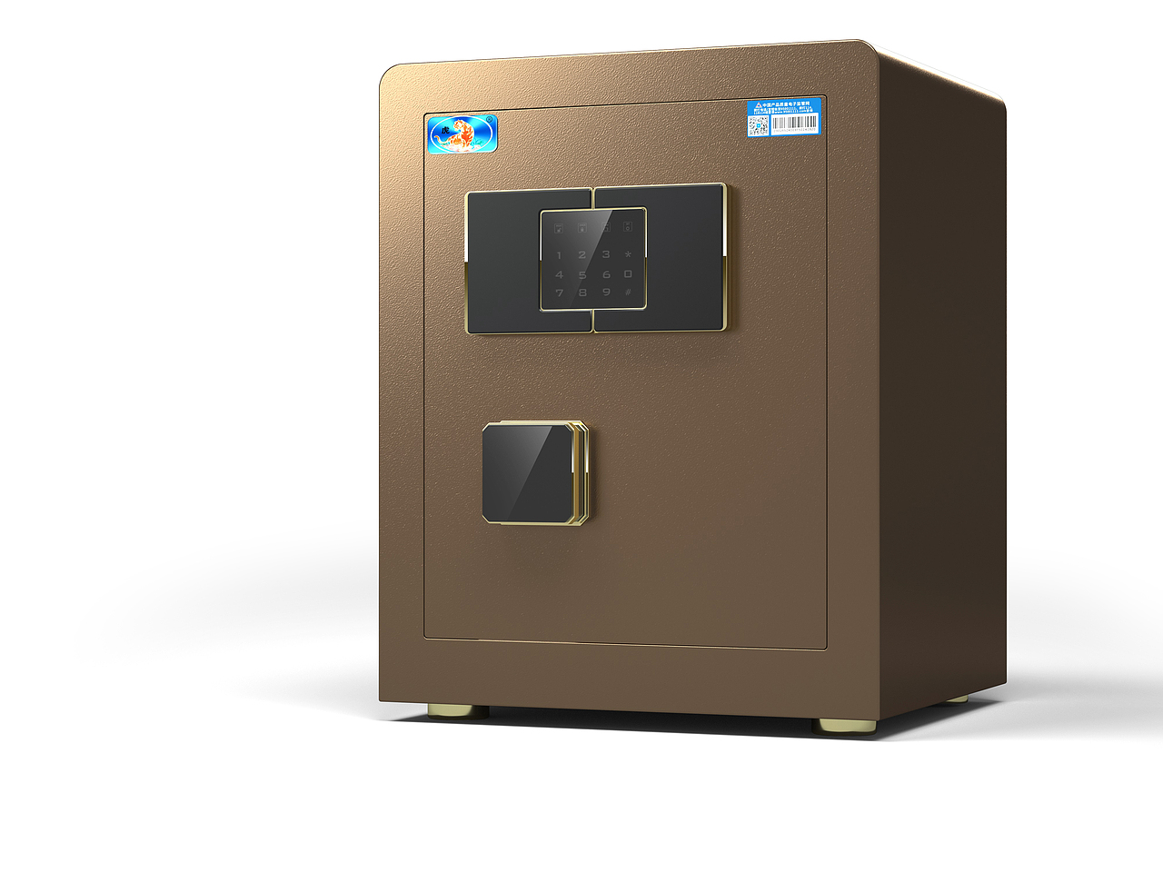 c4d保险柜建模渲染