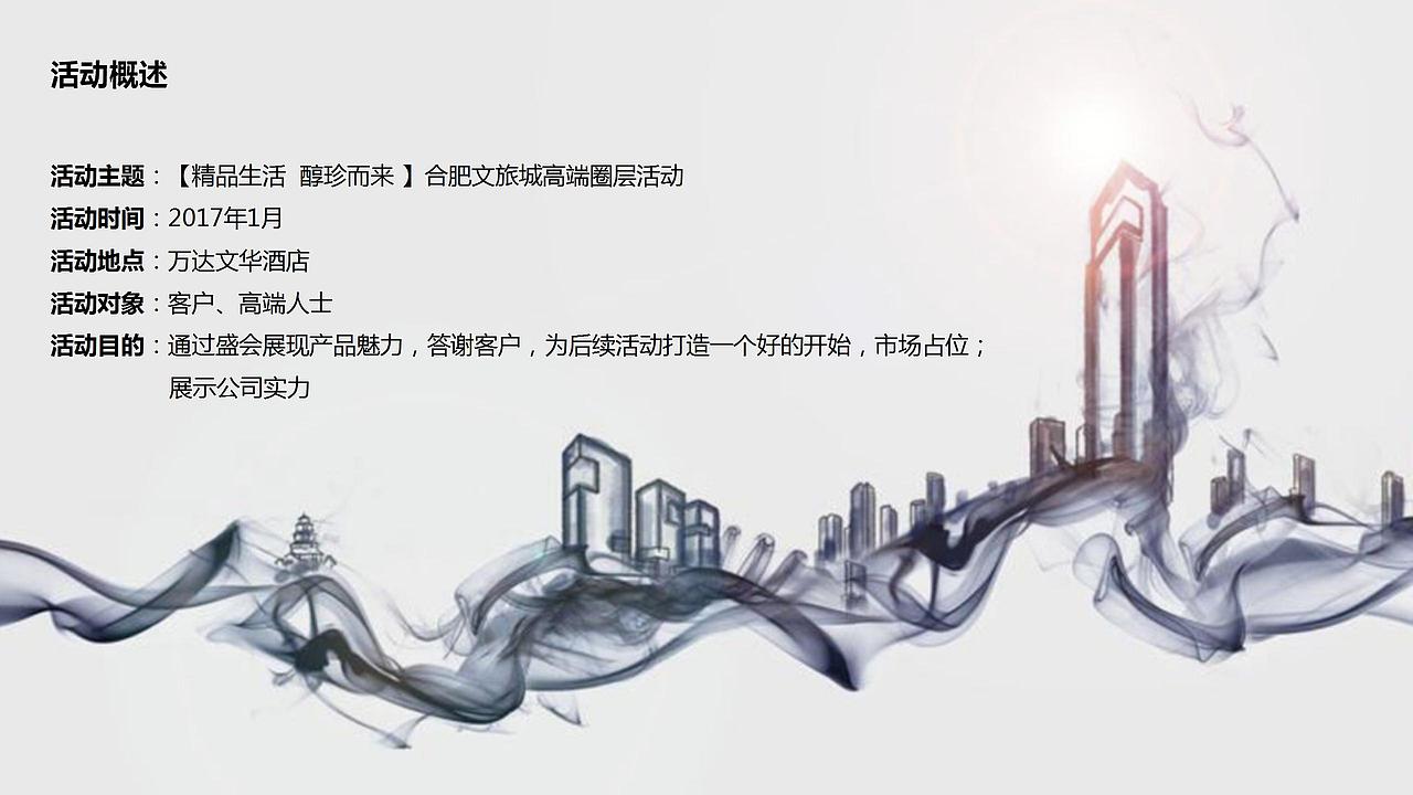 合肥万达文旅高端城圈层活动策划案.（图ZMjg4NTQwNzA4） - 文案/策划 - 站酷设计师烽火诸侯起原创素材 - 站酷ZCOOL
