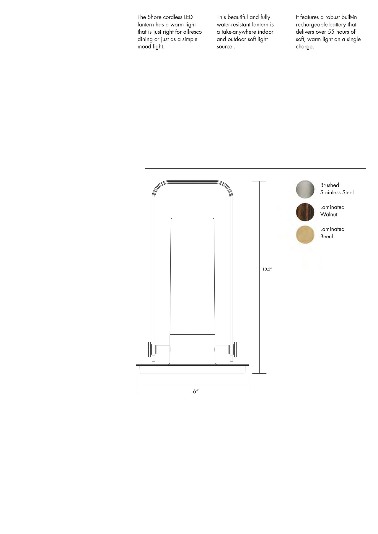 度假沙滩——便携灯具