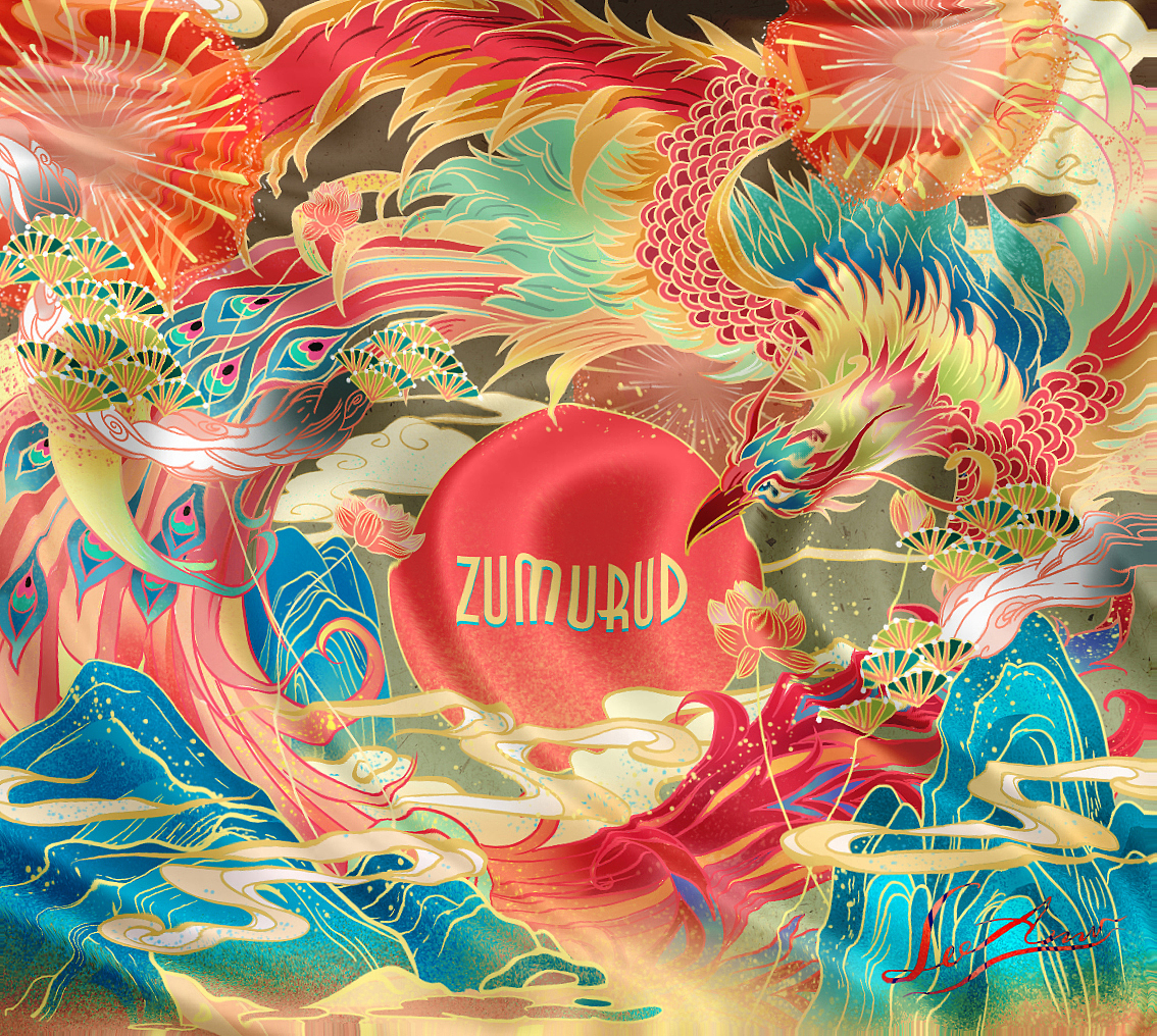 中国风山海经神兽插画隐形眼镜包装设计（图ZMjI1NjA4NzM2） - 商业插画 - 站酷设计师非本性原创素材 - 站酷ZCOOL