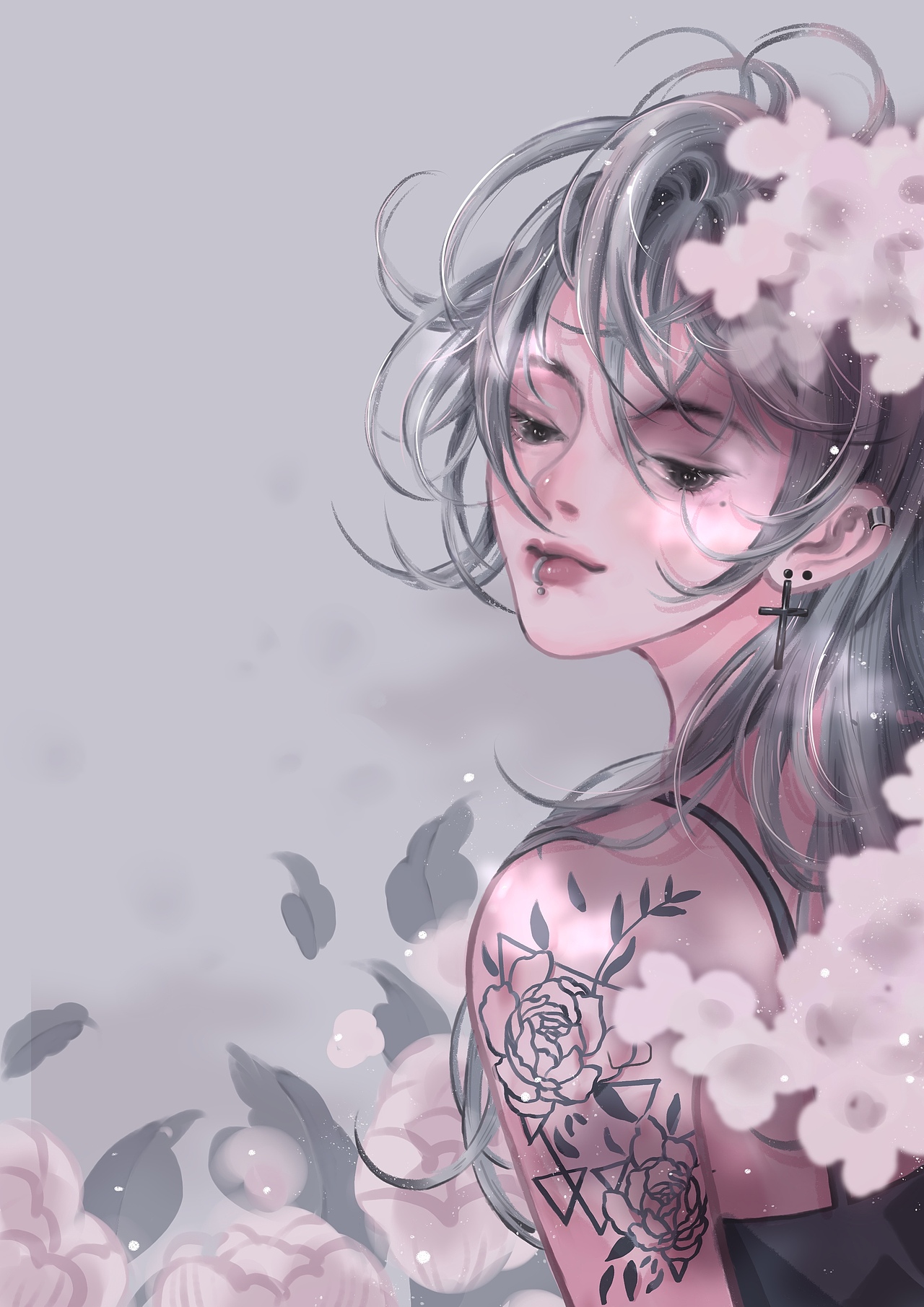 procreate插画过程《春昼短》