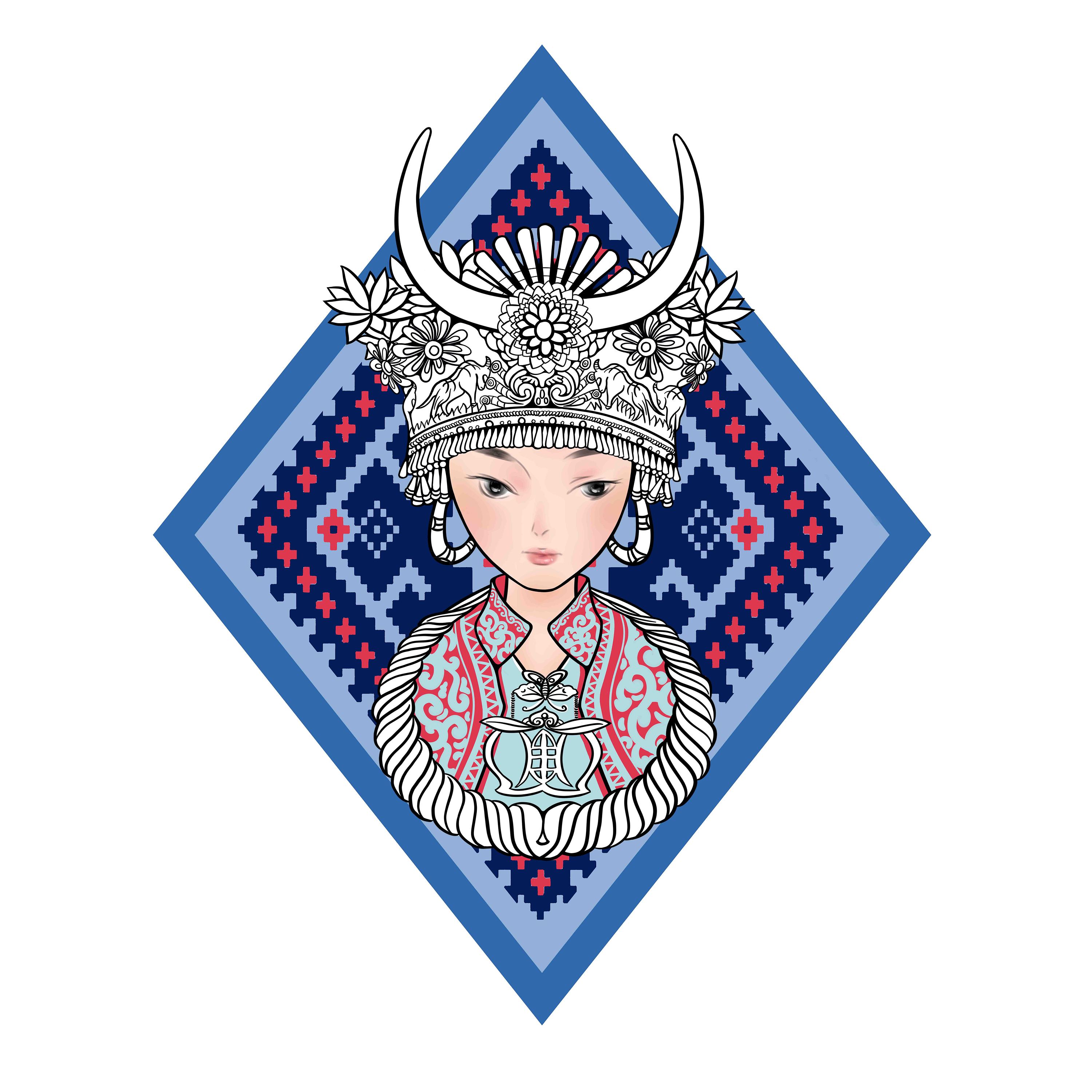 贵州苗族种类|插画|绘本|Qianwenzi - 原创作品 - 站酷 (ZCOOL)