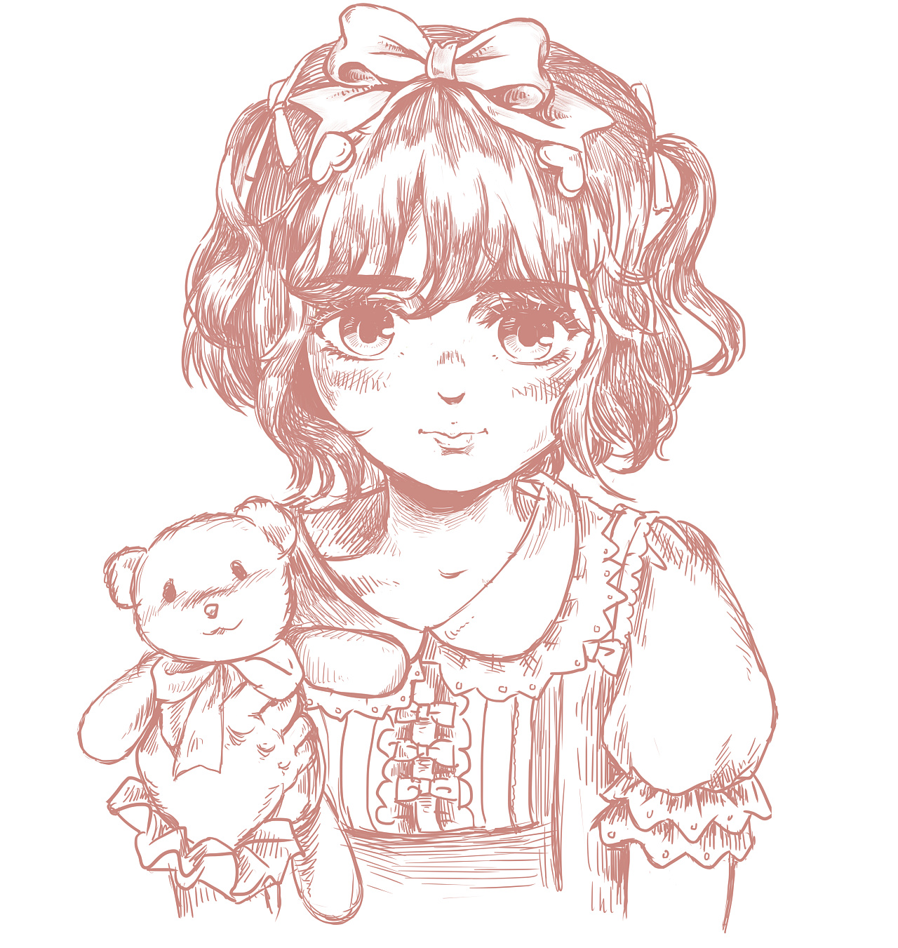 lolita女孩头像|插画|商业插画|由理奈 - 原创作品 - 站酷 (zcool)