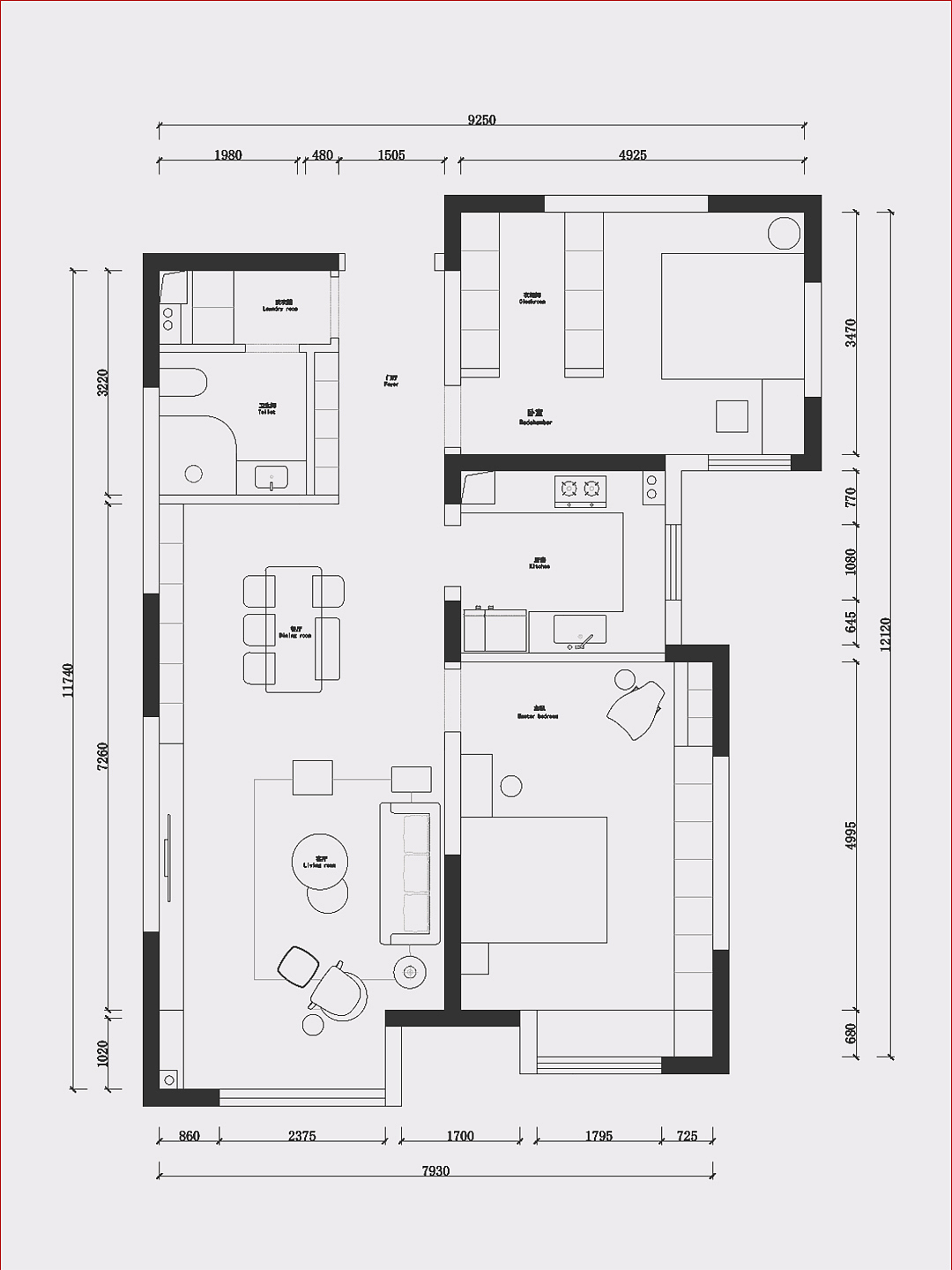给小姐姐出了三个平面方案,帮她解决了户型难题!
