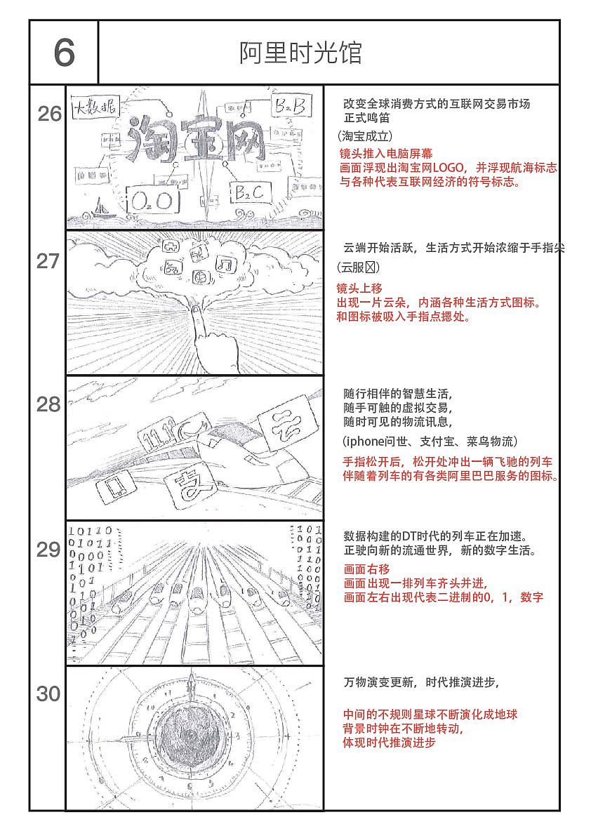 阿里巴巴時光館分鏡設(shè)計（圖ZMTAxOTM3MTQw） - 設(shè)定/分鏡 - 站酷設(shè)計師Wht_w原創(chuàng)素材 - 站酷ZCOOL