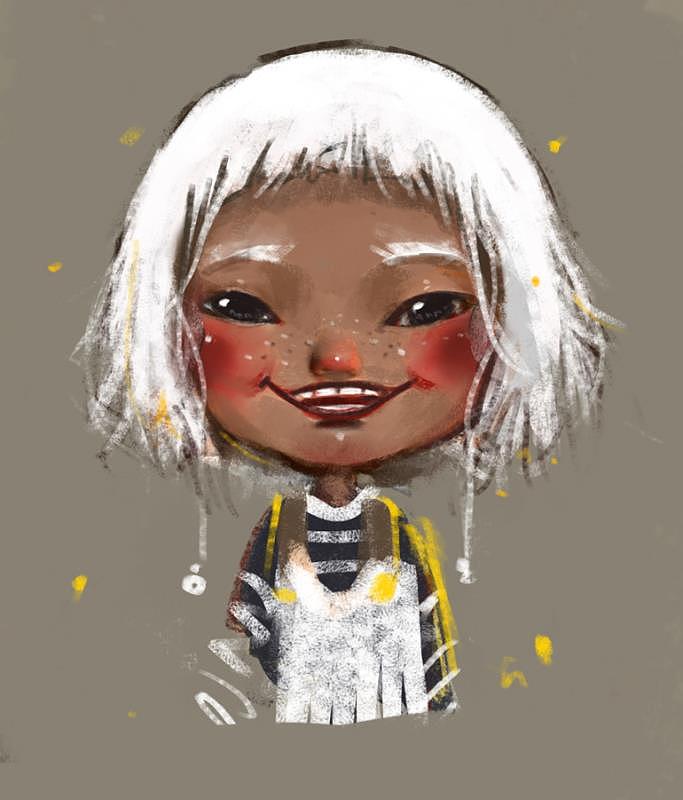 blythe小布还有ob 自己改娃加上一些画的改娃小草图