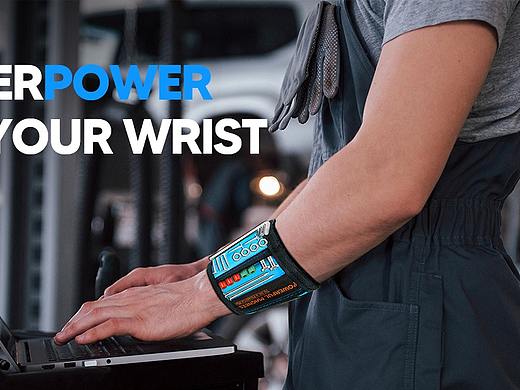 多功能蓝色腕带