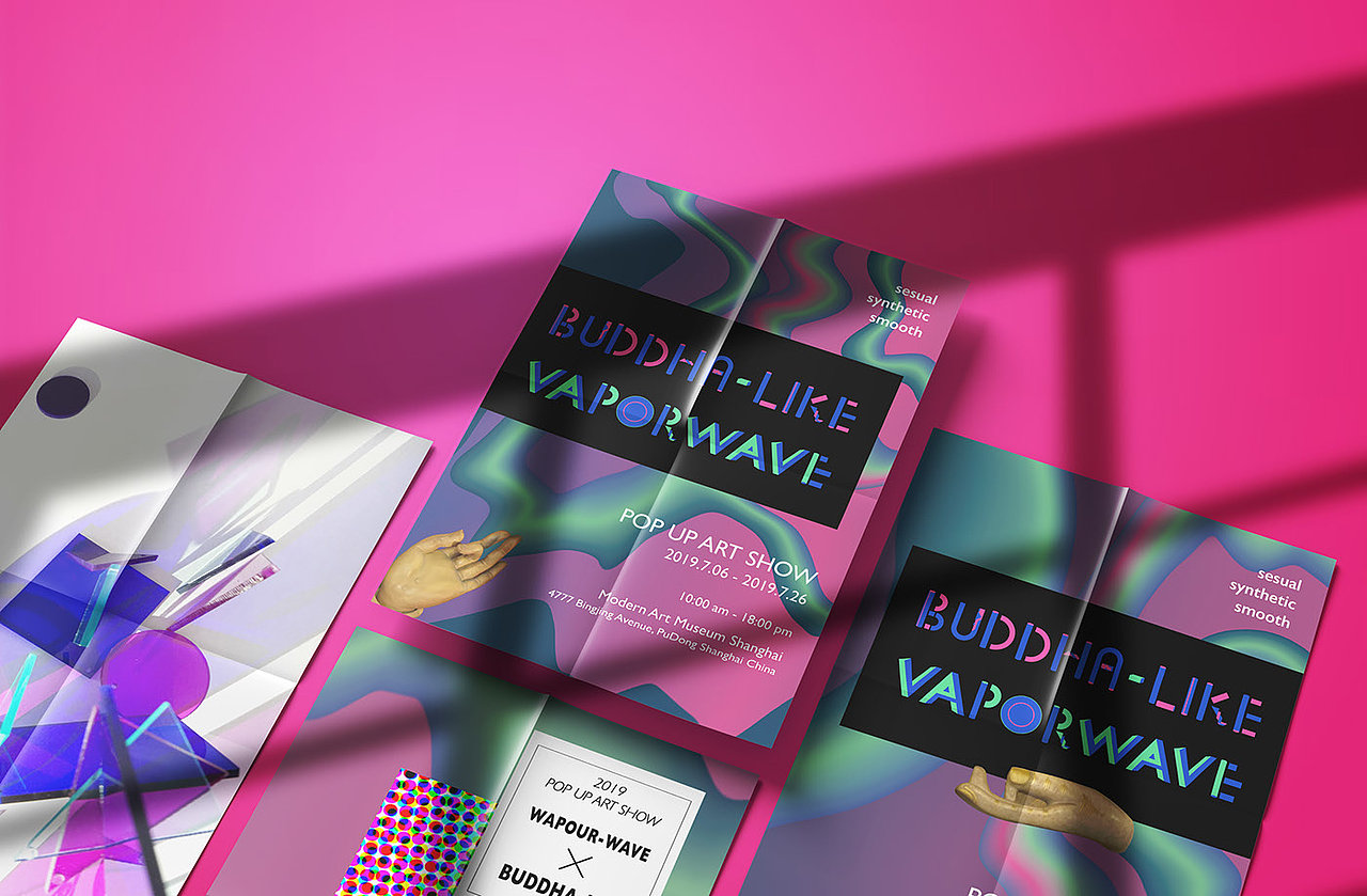 Vaporwave & Buddha-like Pop-up Exhibition
