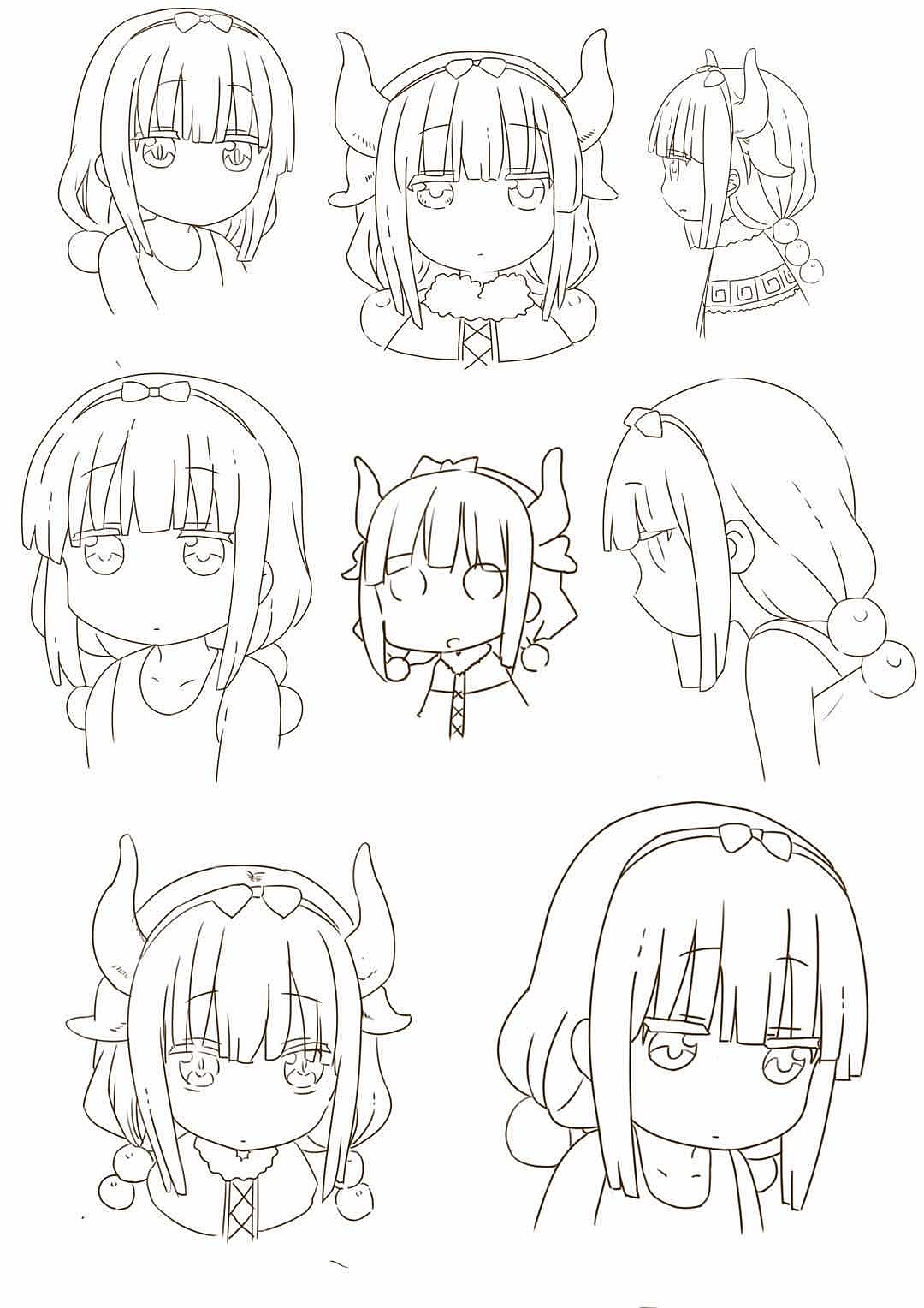 同人图《小林家的龙女仆》康娜酱