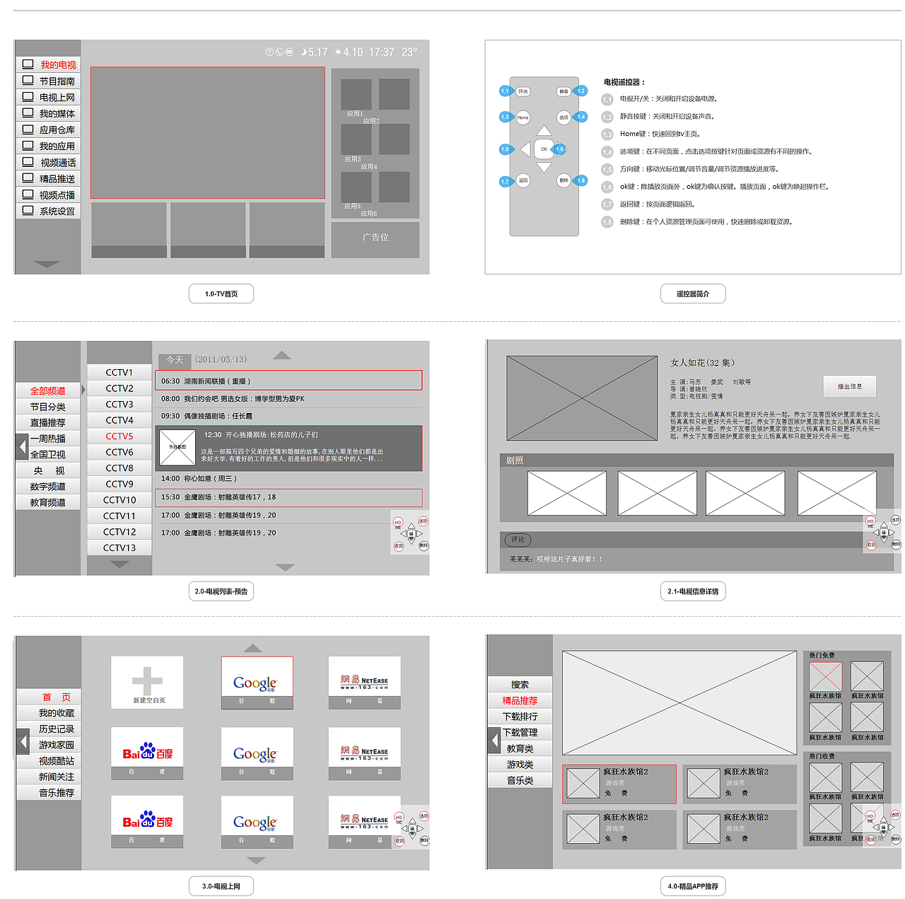 12年做过的两个TV项目（图ZNTk2NDc0NDQ=） - 交互/UE - 站酷设计师爱画画的大侠原创素材 - 站酷ZCOOL