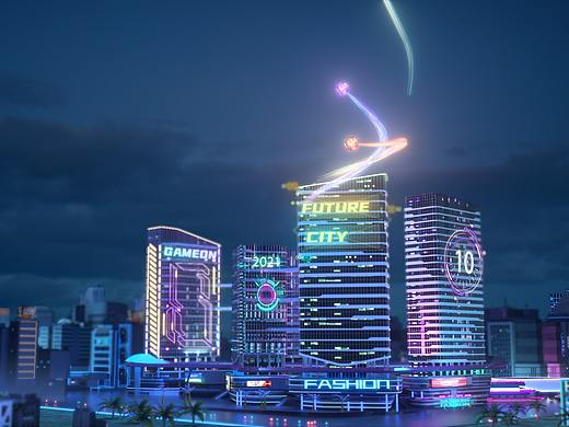 地铁轨道御澜上城形象片