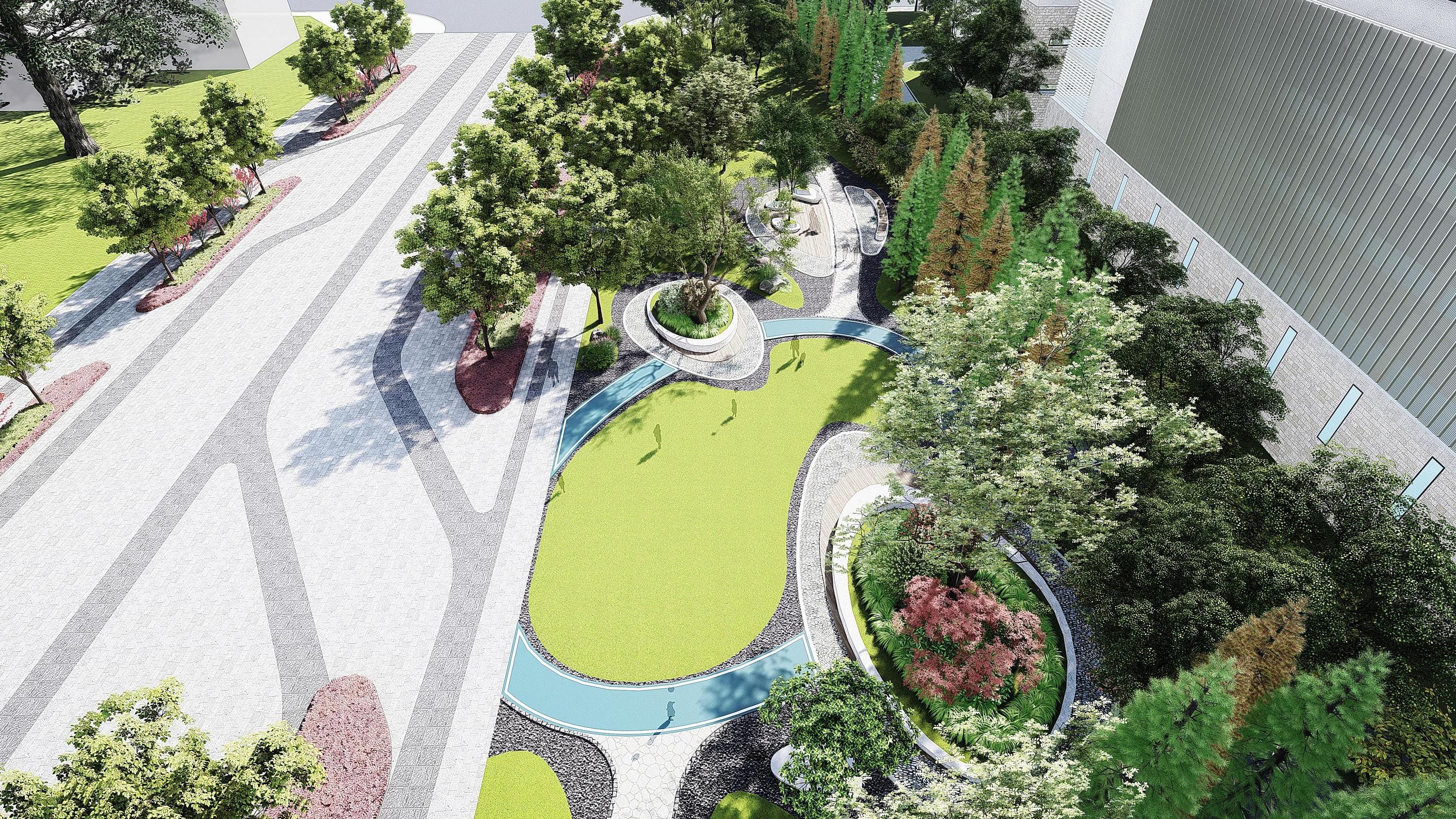 线性景观,市政绿化带景观设计