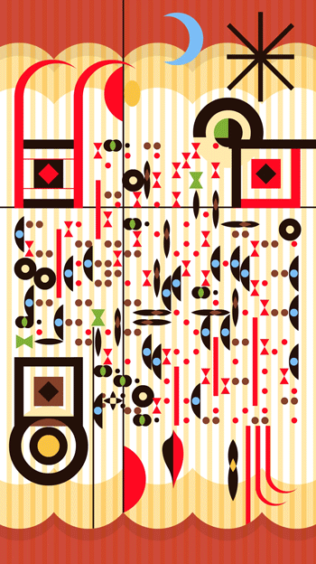 动态艺术二维码第二弹手机锁屏