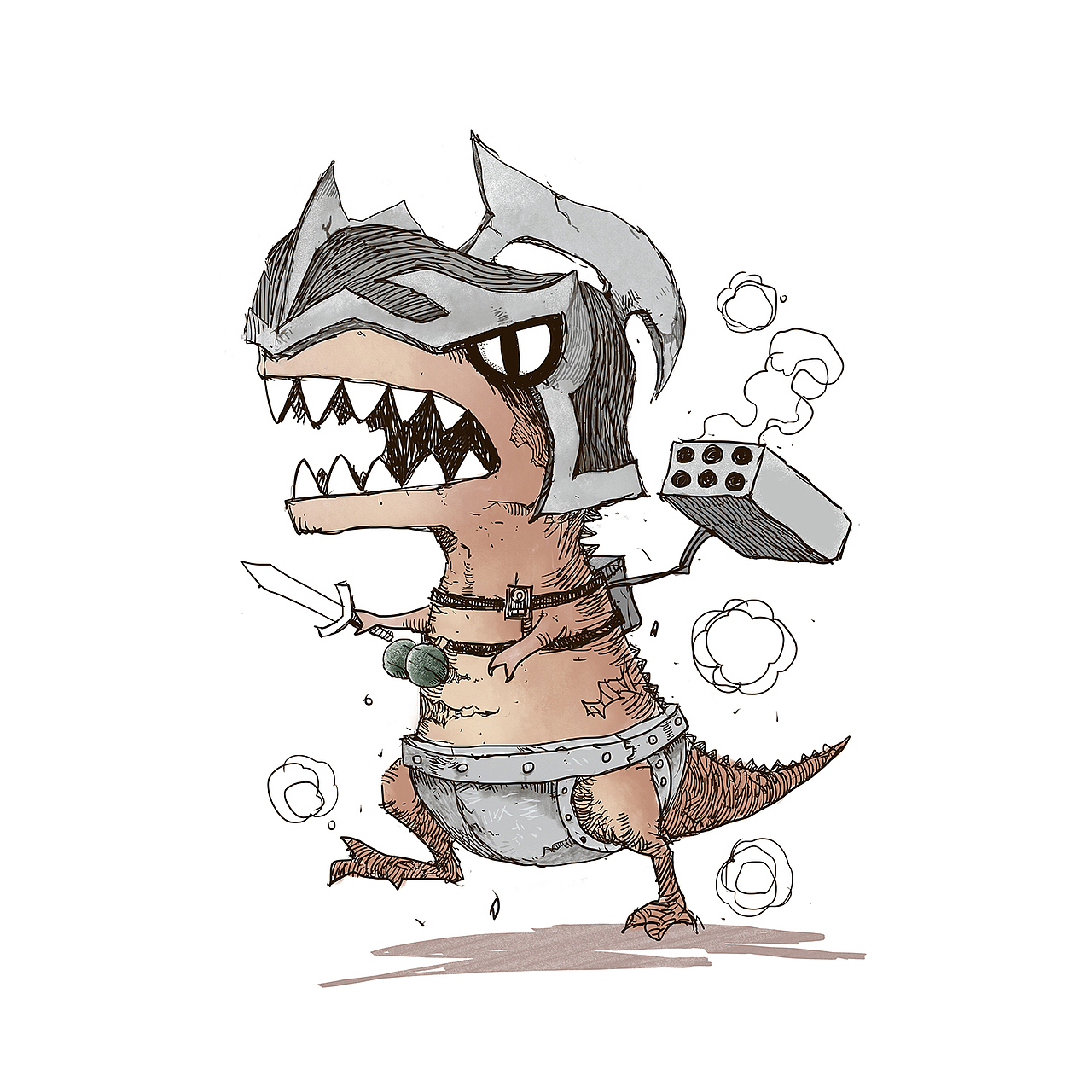 不明真相的扛刀土鼠